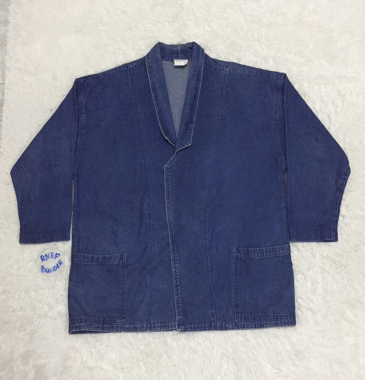 Japanese Brand D.A.K Y Dakota denim jacket cardigan Size US L / EU 52-54 / 3 - 1 Thumbnail