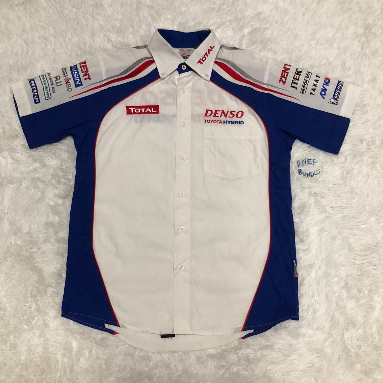 Japanese Brand Denso Toyota Hybrid Racing Motorsports Shirt Size US M / EU 48-50 / 2 - 1 Thumbnail