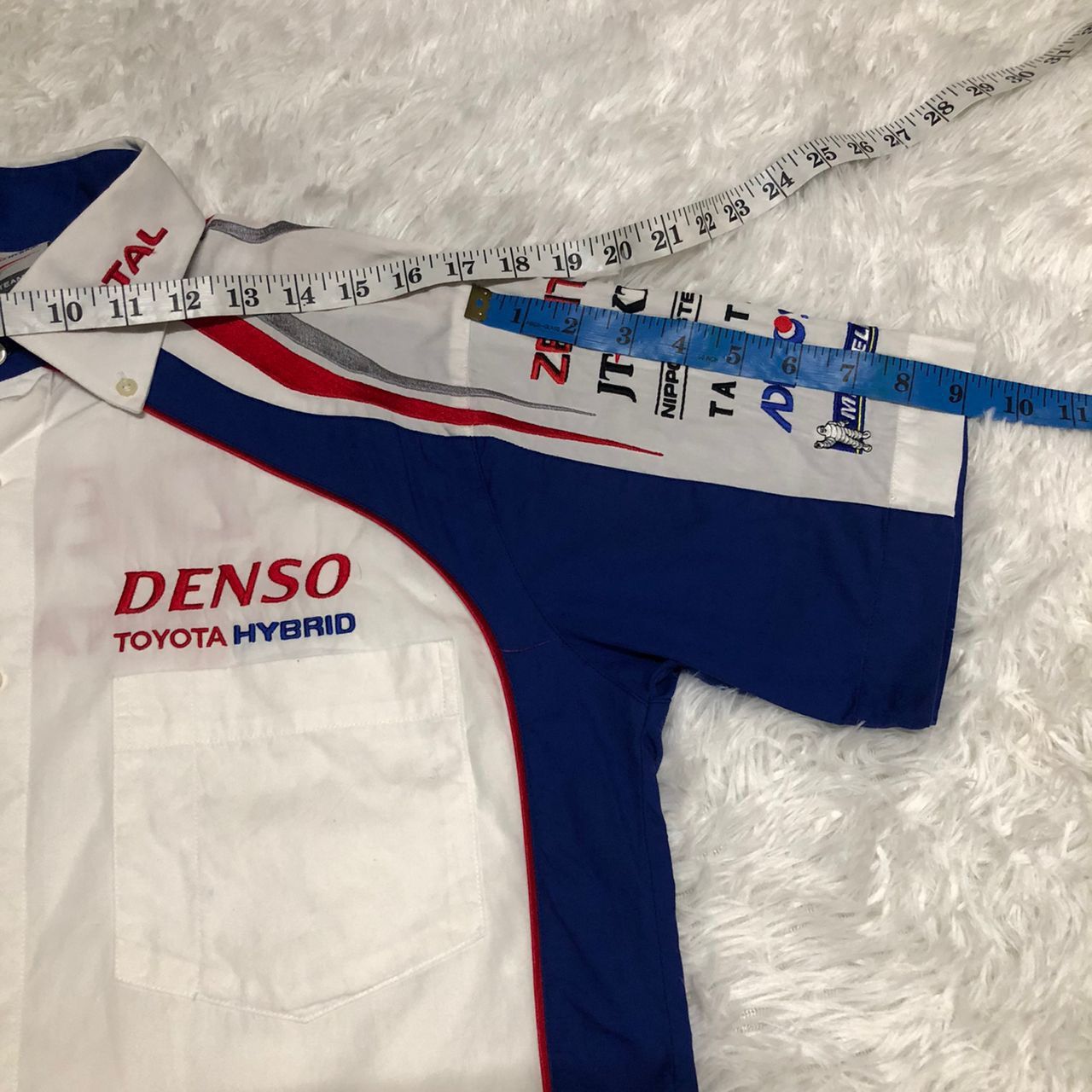 Japanese Brand Denso Toyota Hybrid Racing Motorsports Shirt Size US M / EU 48-50 / 2 - 6 Thumbnail