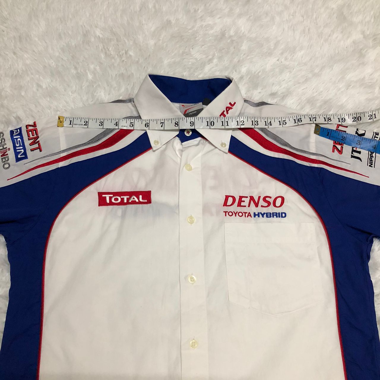 Japanese Brand Denso Toyota Hybrid Racing Motorsports Shirt Size US M / EU 48-50 / 2 - 5 Thumbnail