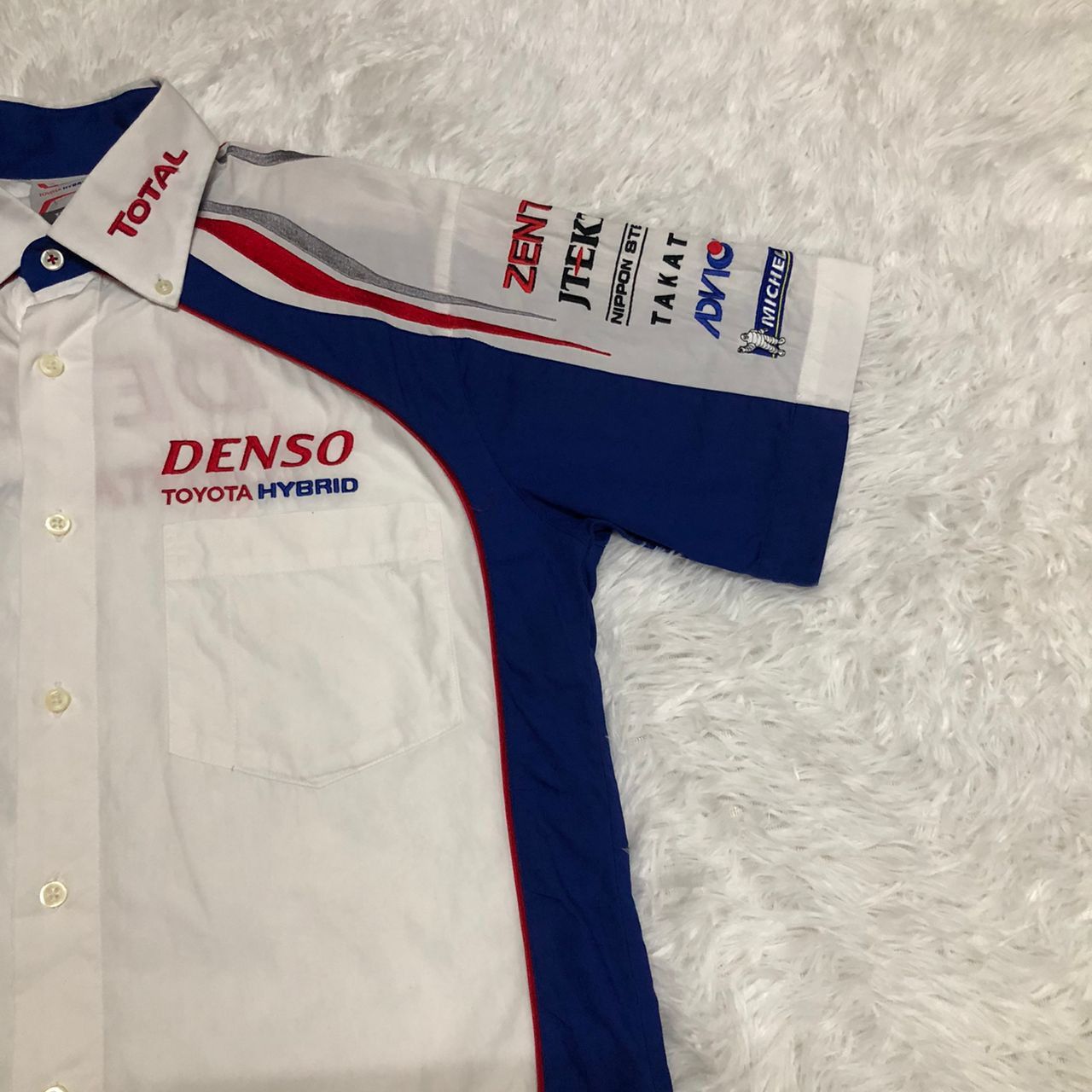 Japanese Brand Denso Toyota Hybrid Racing Motorsports Shirt Size US M / EU 48-50 / 2 - 7 Thumbnail