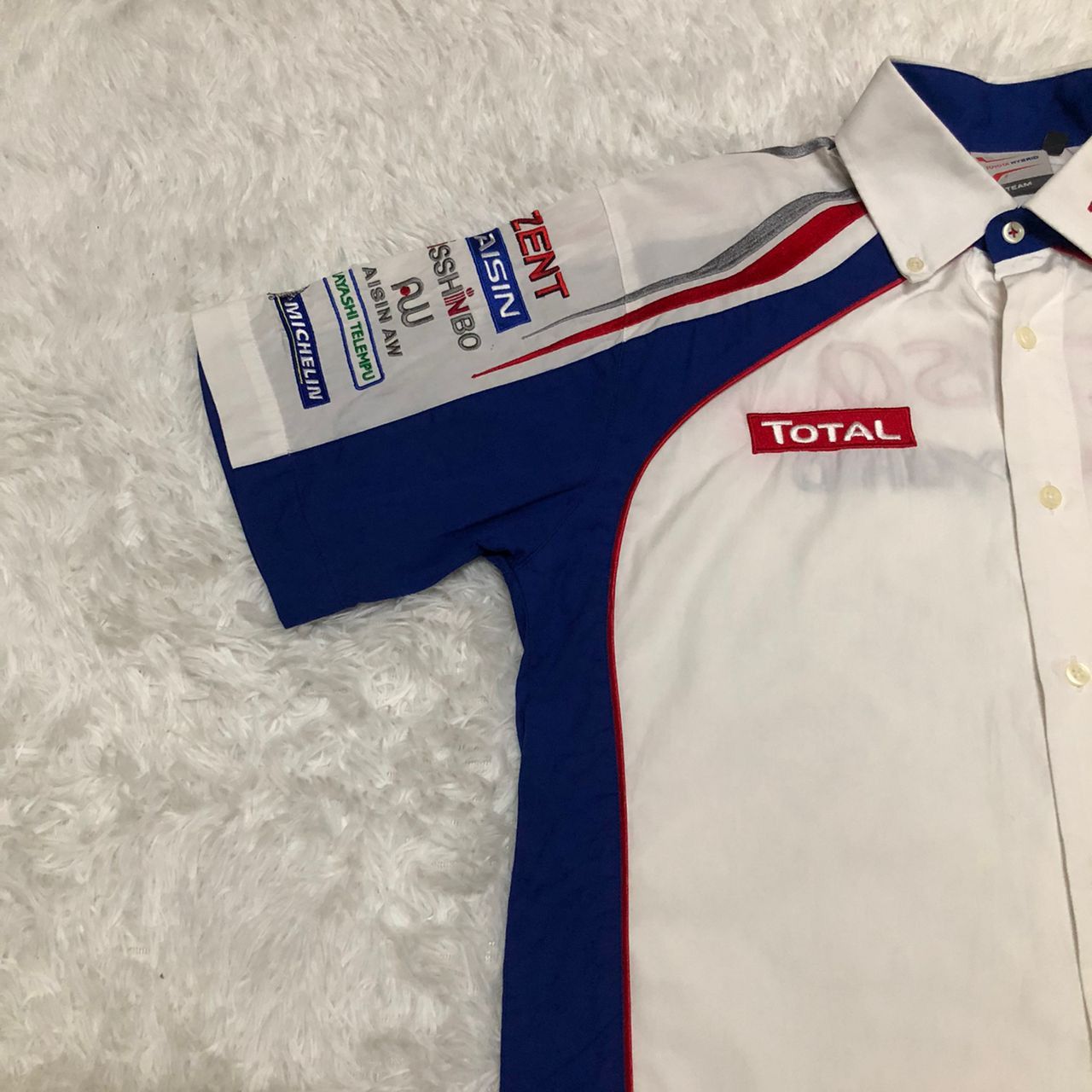 Japanese Brand Denso Toyota Hybrid Racing Motorsports Shirt Size US M / EU 48-50 / 2 - 16 Thumbnail