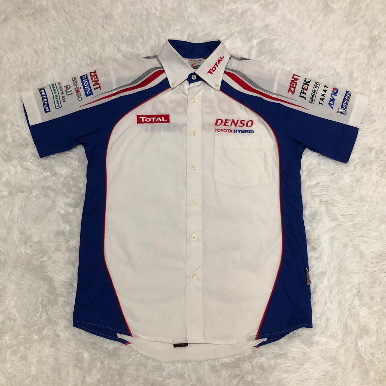 Japanese Brand Denso Toyota Hybrid Racing Motorsports Shirt Size US M / EU 48-50 / 2 - 17 Thumbnail