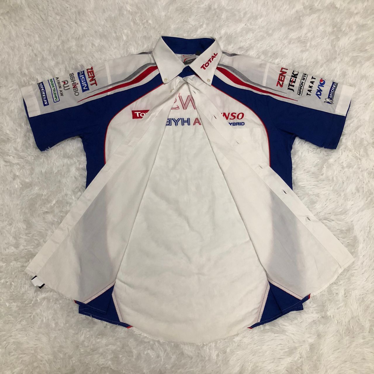 Japanese Brand Denso Toyota Hybrid Racing Motorsports Shirt Size US M / EU 48-50 / 2 - 3 Thumbnail