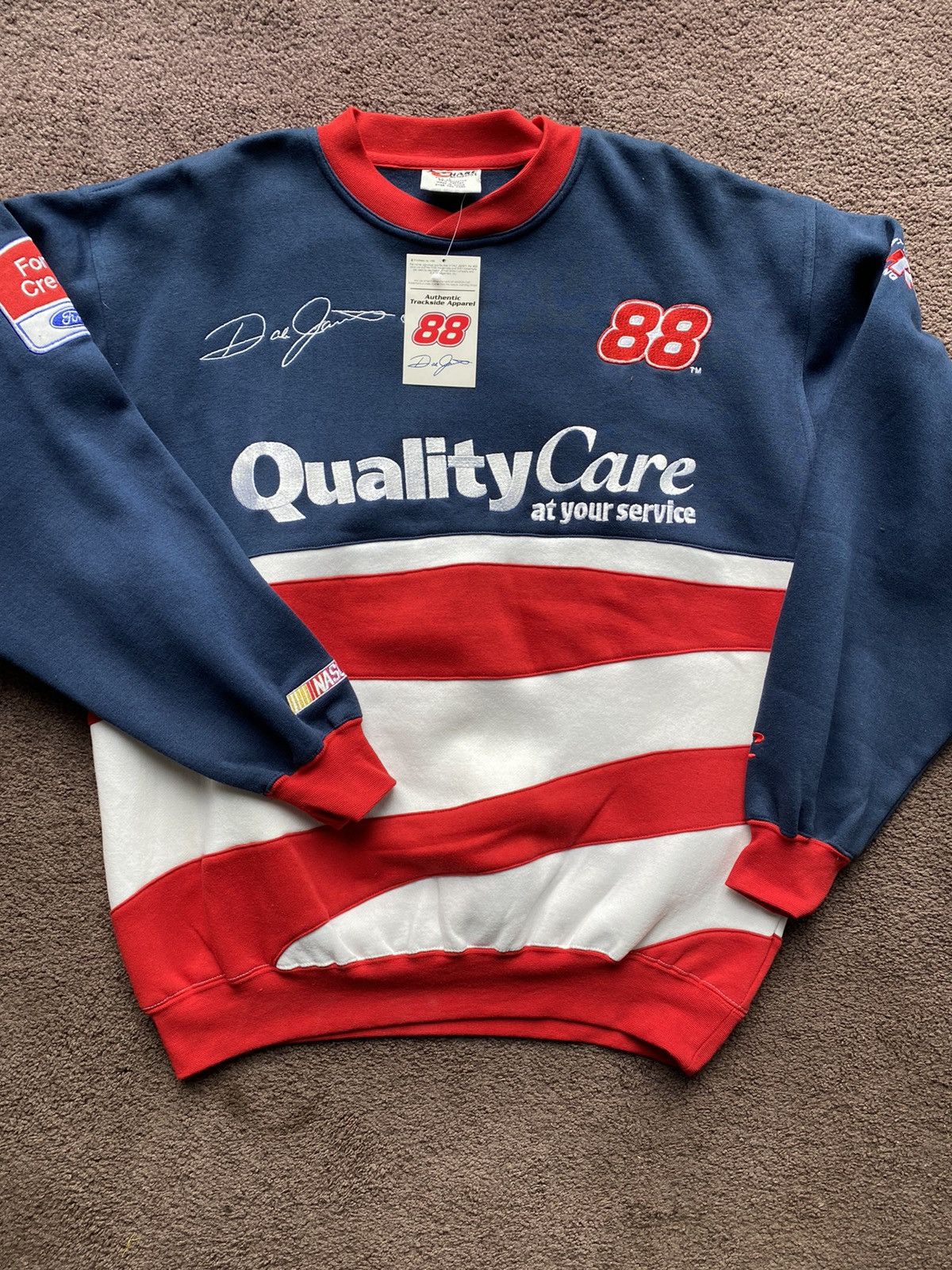 Chase Authentics Deadstock Nascar Cut & Sew Crewneck Size US L / EU 52-54 / 3 - 1 Thumbnail