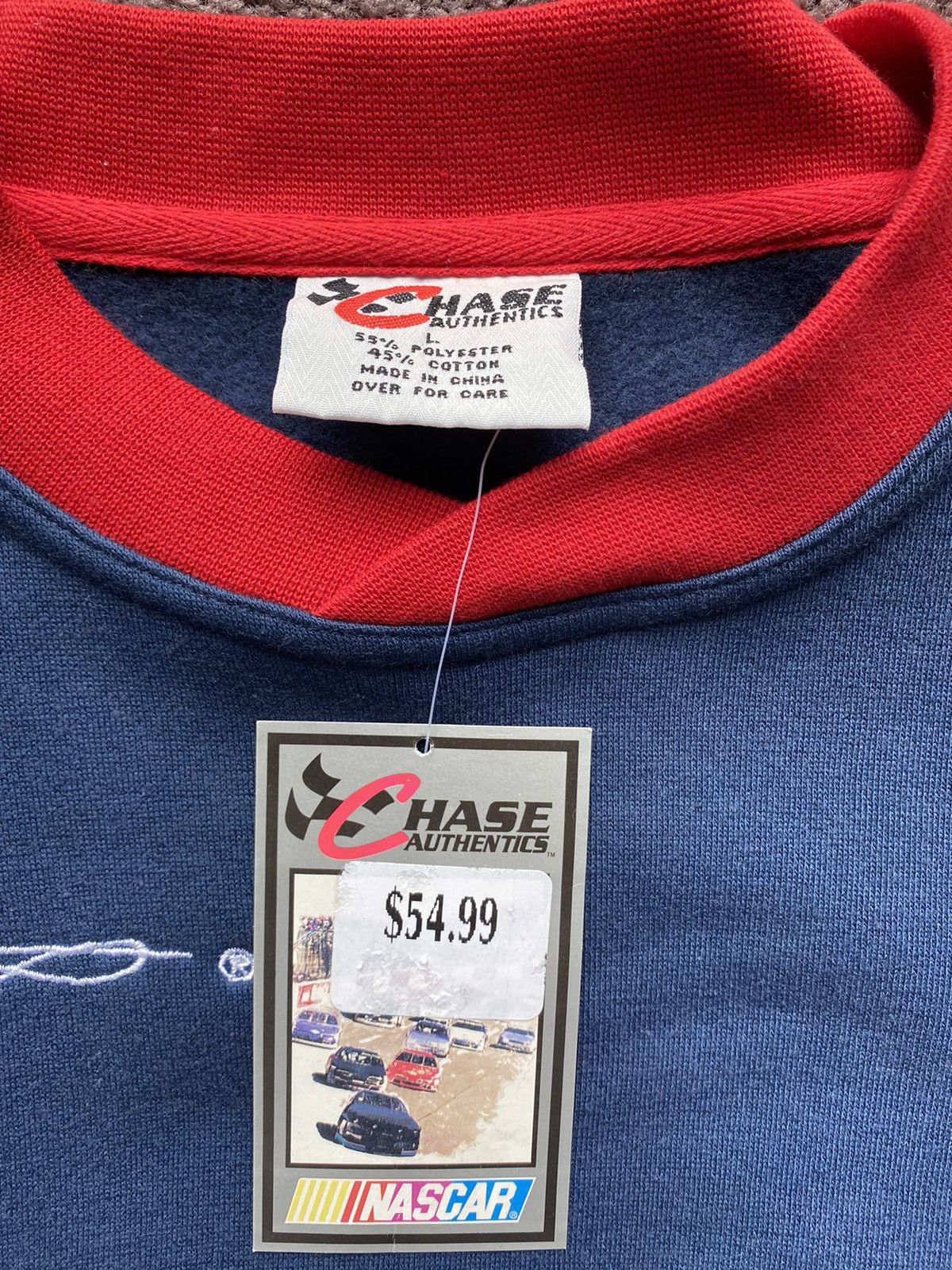 Chase Authentics Deadstock Nascar Cut & Sew Crewneck Size US L / EU 52-54 / 3 - 2 Thumbnail