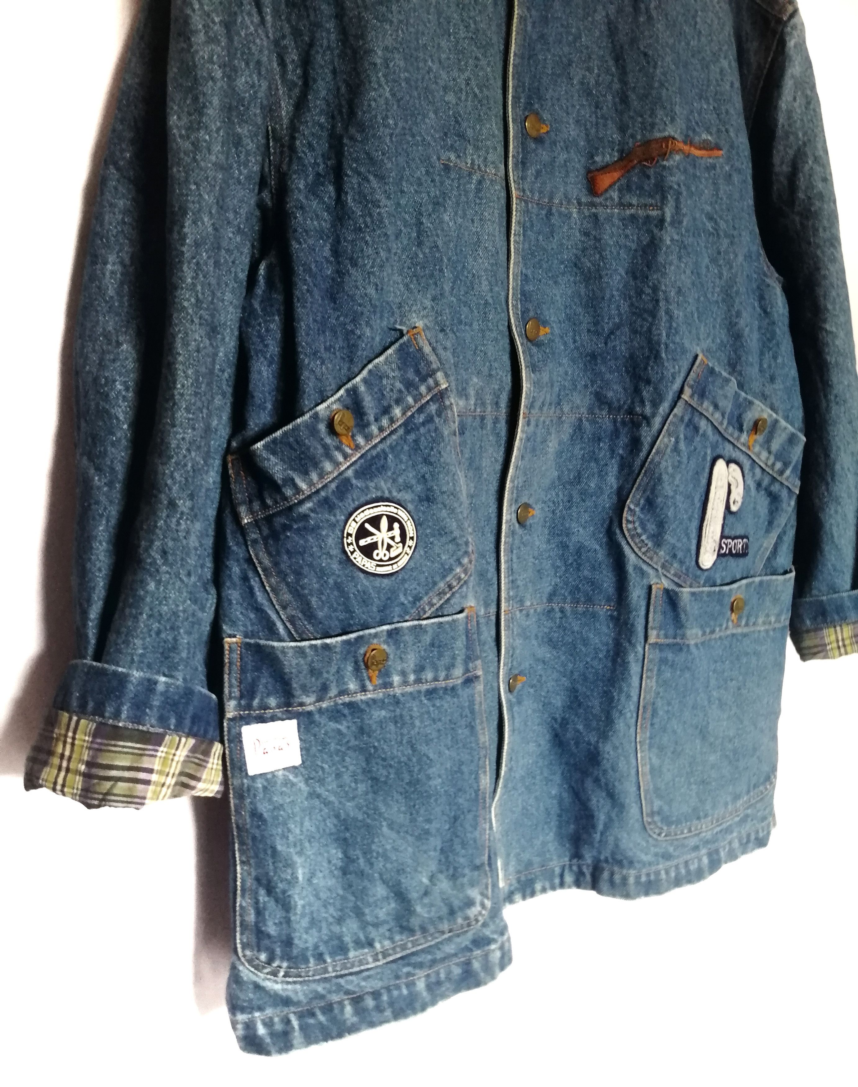 Japanese Brand Vintage Japanese Brand Papas Denim Duster Jacket Size US M / EU 48-50 / 2 - 3 Thumbnail