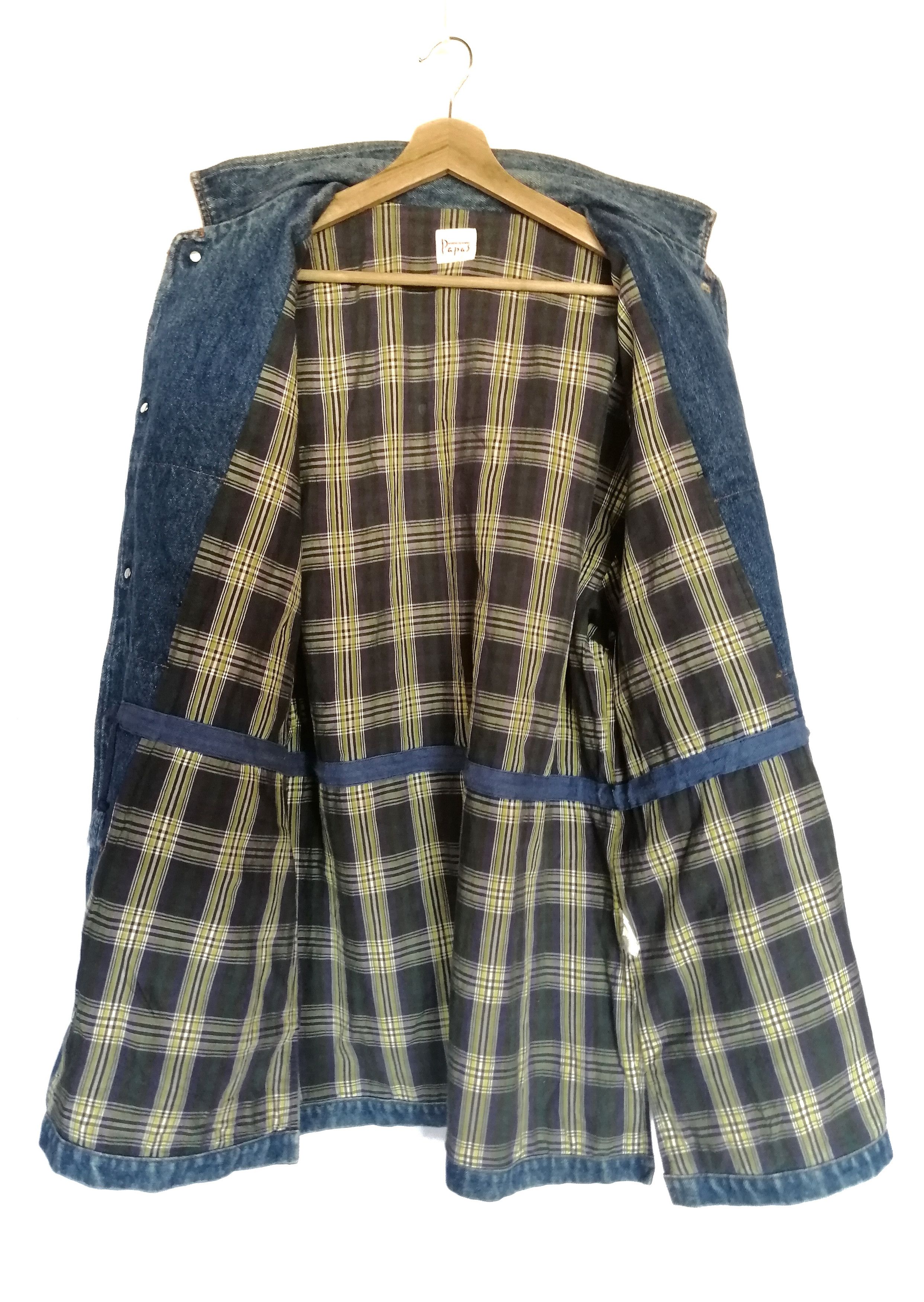 Japanese Brand Vintage Japanese Brand Papas Denim Duster Jacket Size US M / EU 48-50 / 2 - 9 Thumbnail