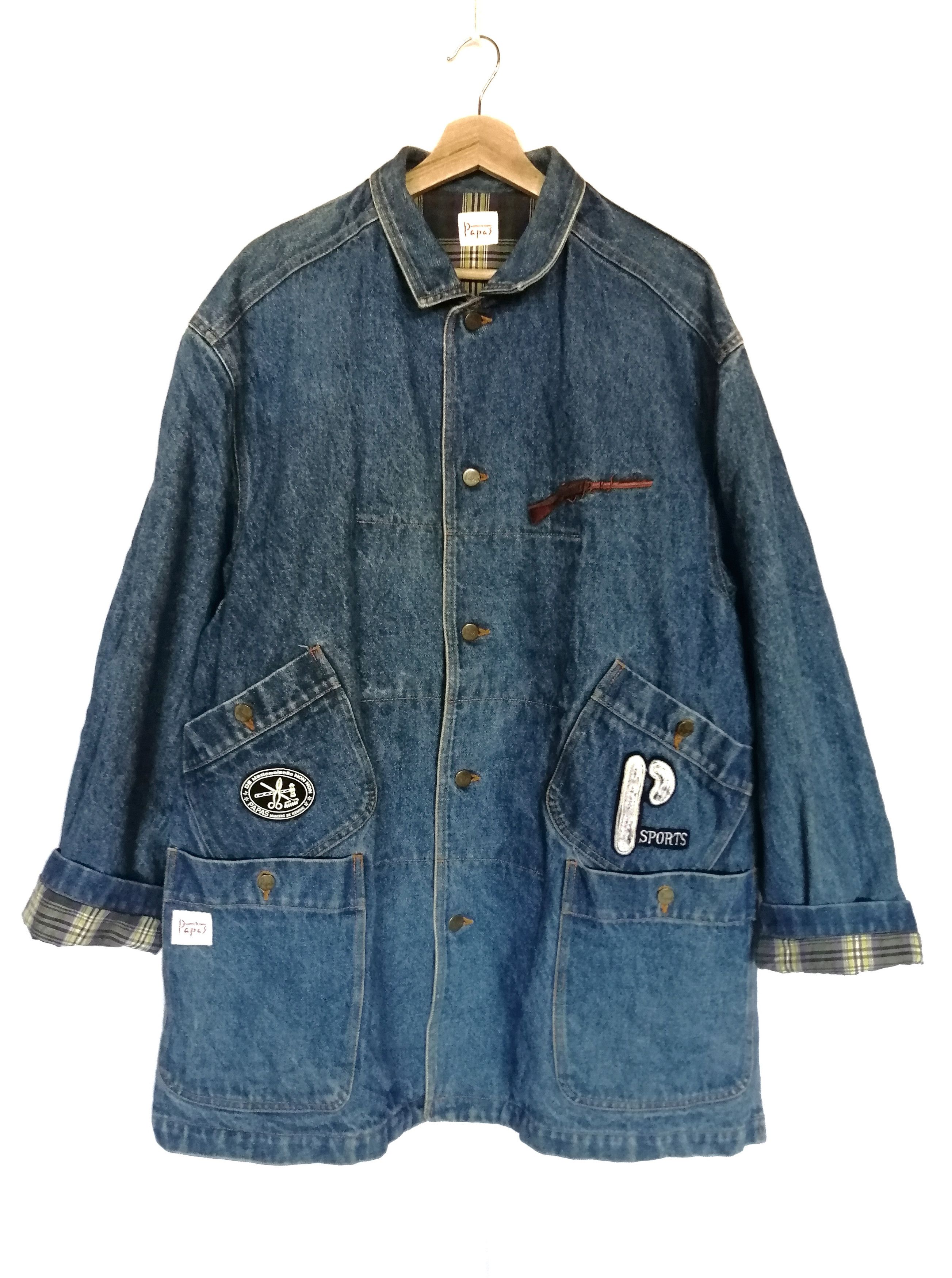 11.28.23 - VTG DENIM ZIP JACKET - 291295 = HOMME