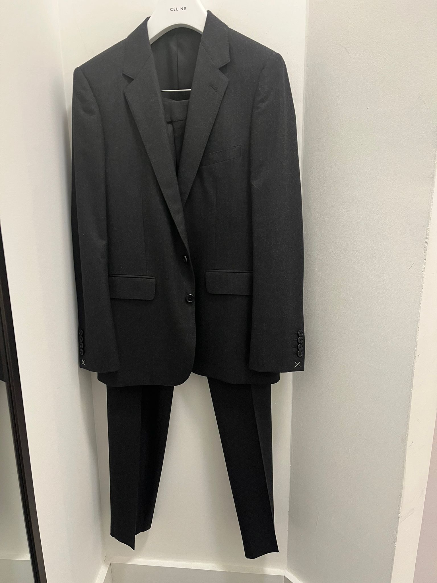 image of Celine Costume Suits In Black Color, Men's (Size Medium)
