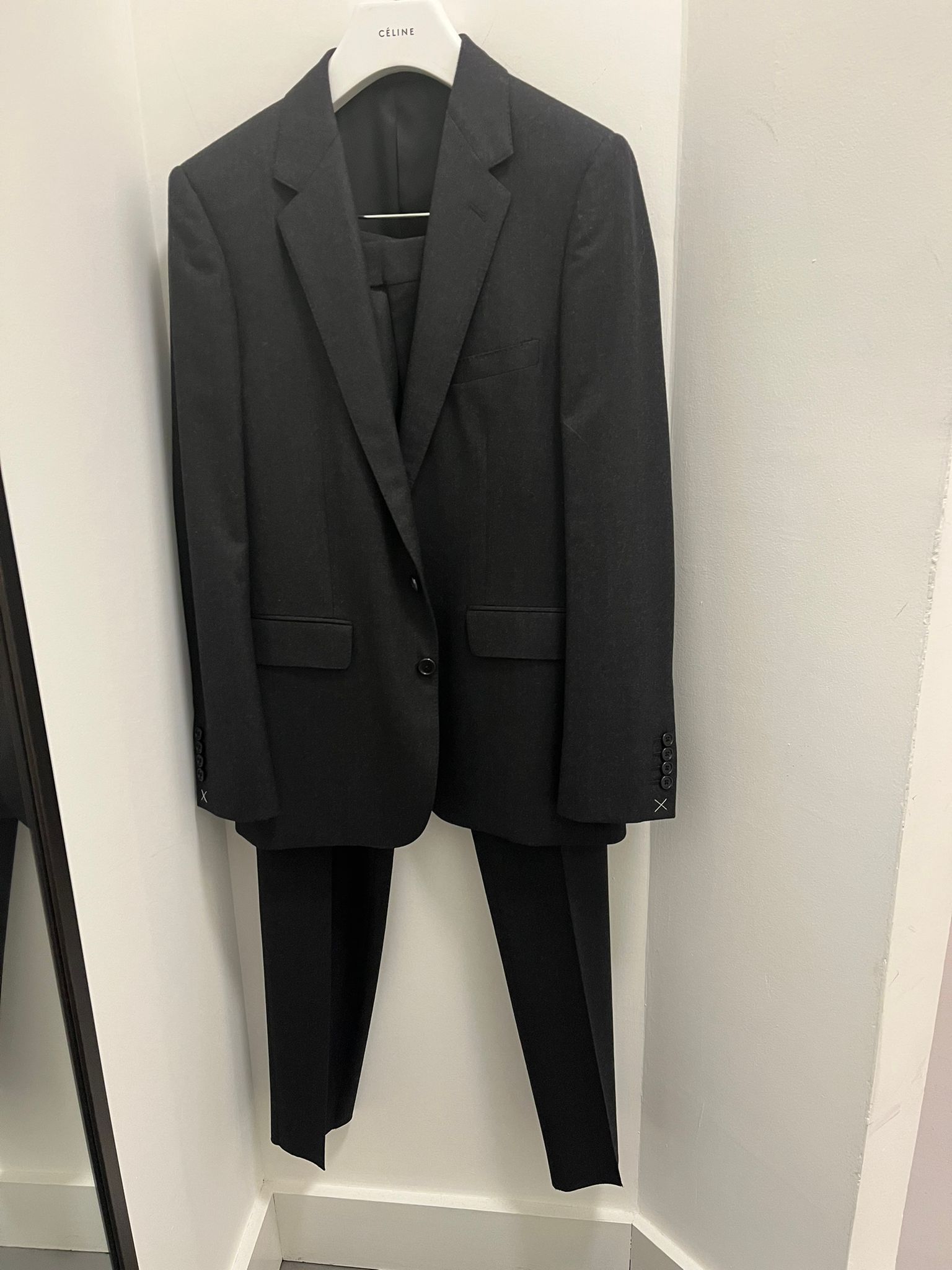 Celine Costume Suits in Black Color Size US M / EU 48-50 / 2 - 4 Thumbnail