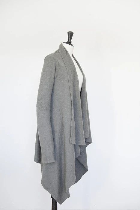 Rick Owens HUN boiled cashmere biker cardigan Size M / US 6-8 / IT 42-44 - 13 Thumbnail