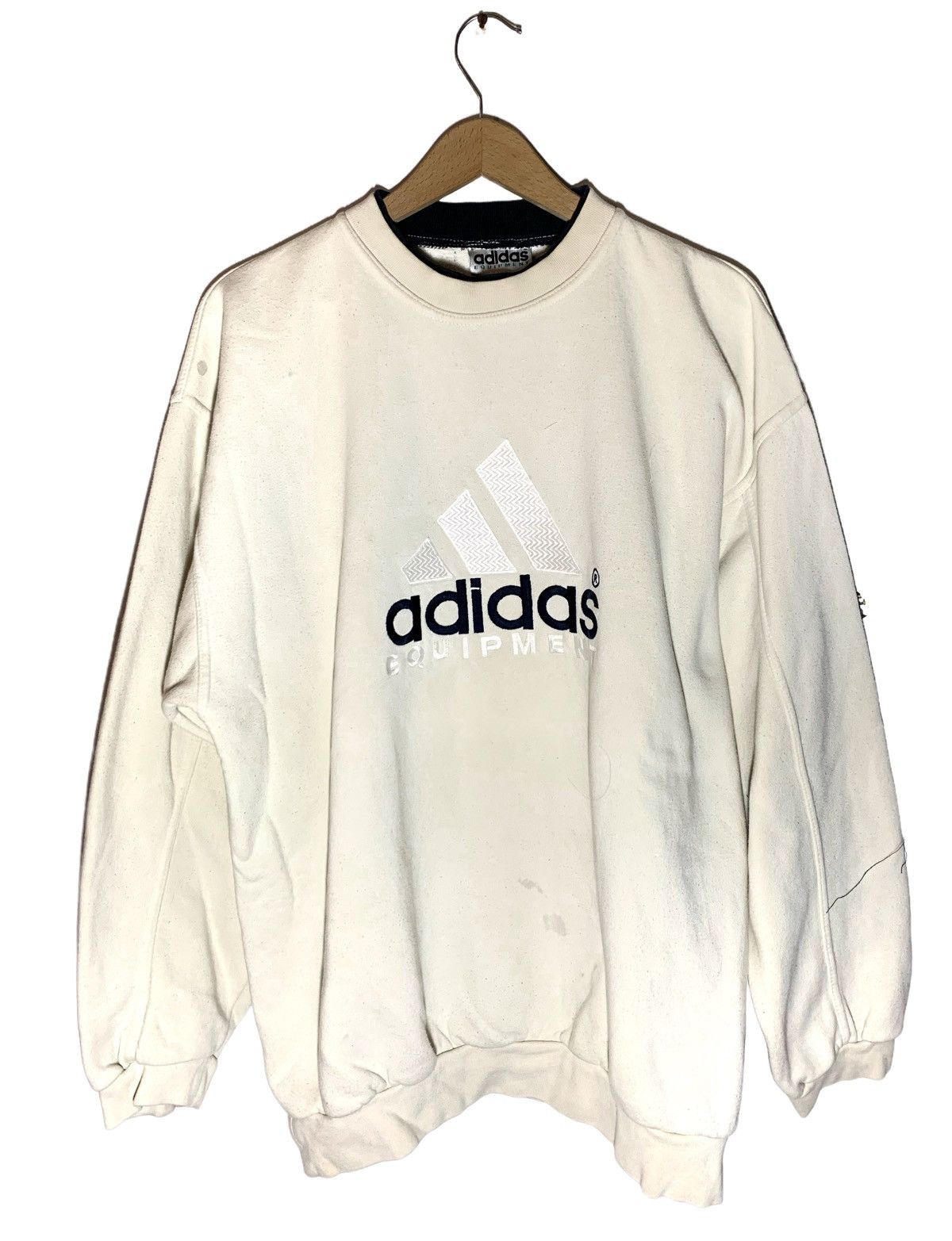 Adidas × Vintage Adidas Equipment 90’s Vintage Sweatshirt Crewneck Size US XL / EU 56 / 4 - 1 Thumbnail