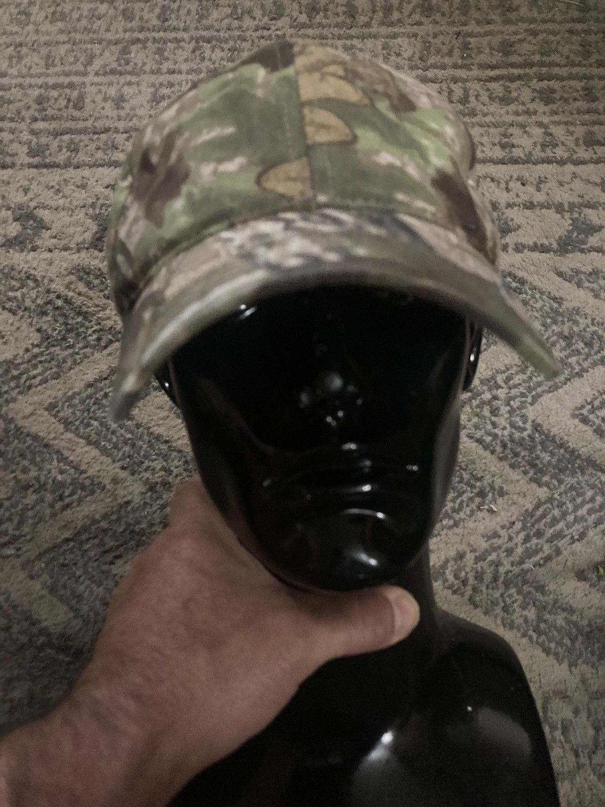 Vintage Plain Camo Camouflage Snapback Vintage Trucker Hat Cap hunt Size ONE SIZE - 2 Thumbnail