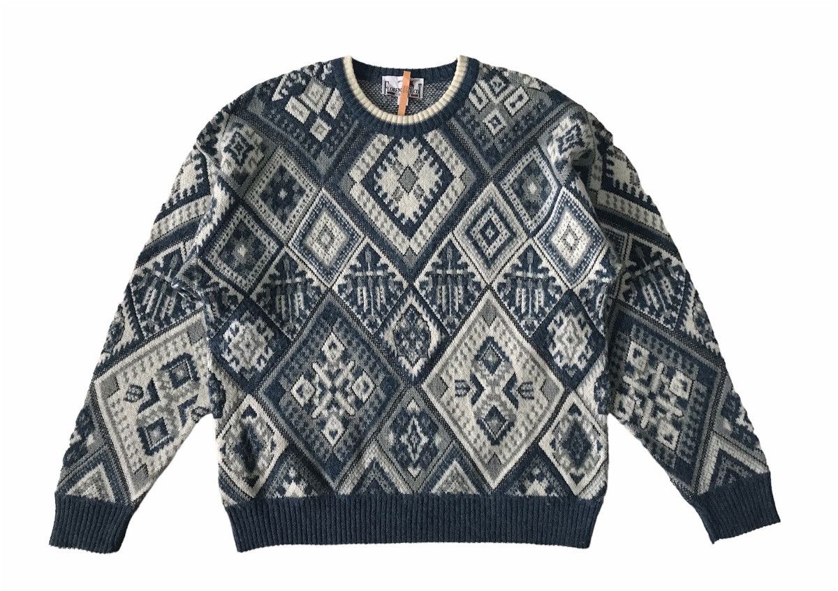 image of Florence Tricot Knit Sweater Jumper Made In Italy, Men's (Size Large)