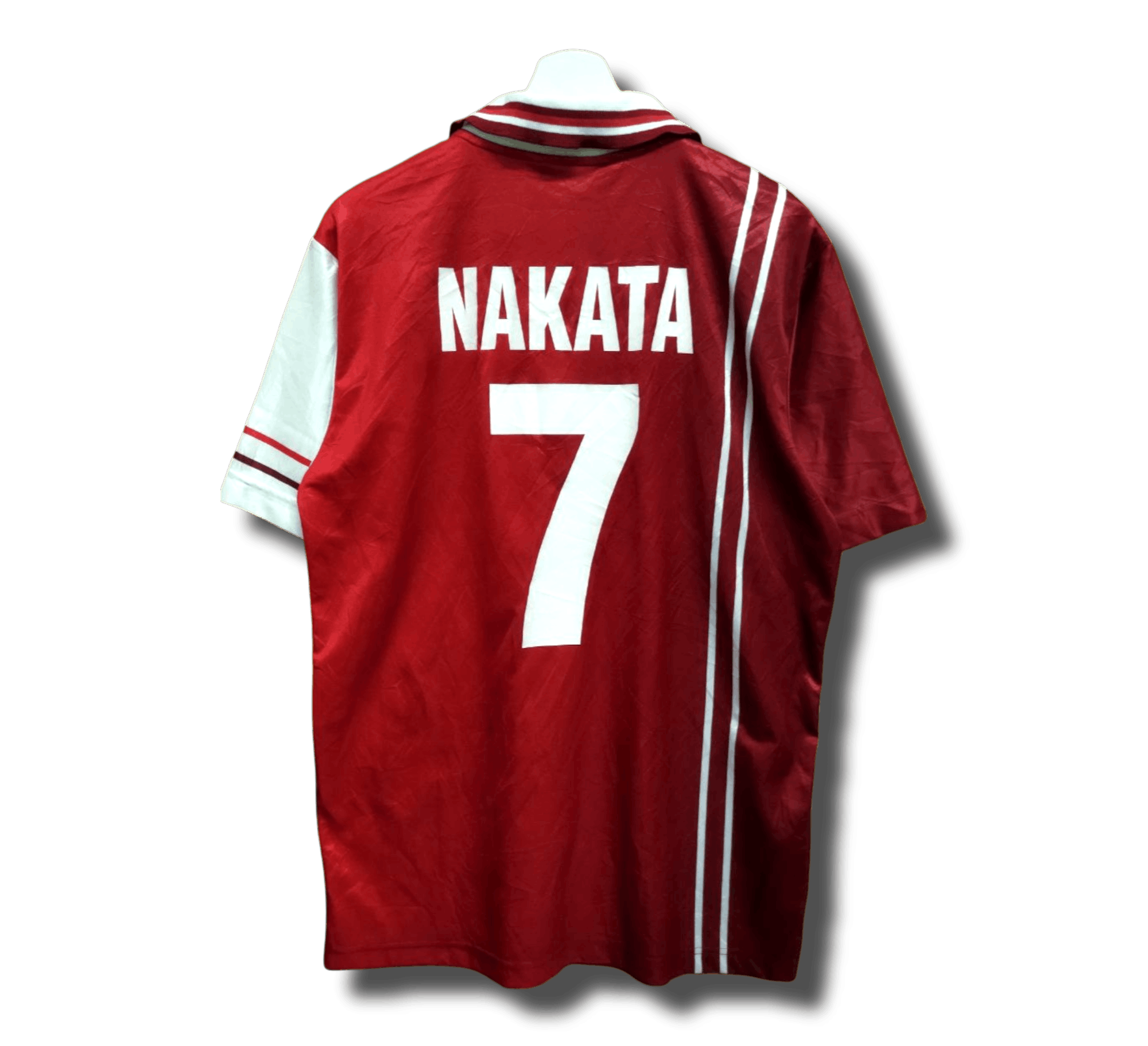 Vintage Vintage Perugia by Galex #7 Nakata Jersey Size US L / EU 52-54 / 3 - 2 Thumbnail