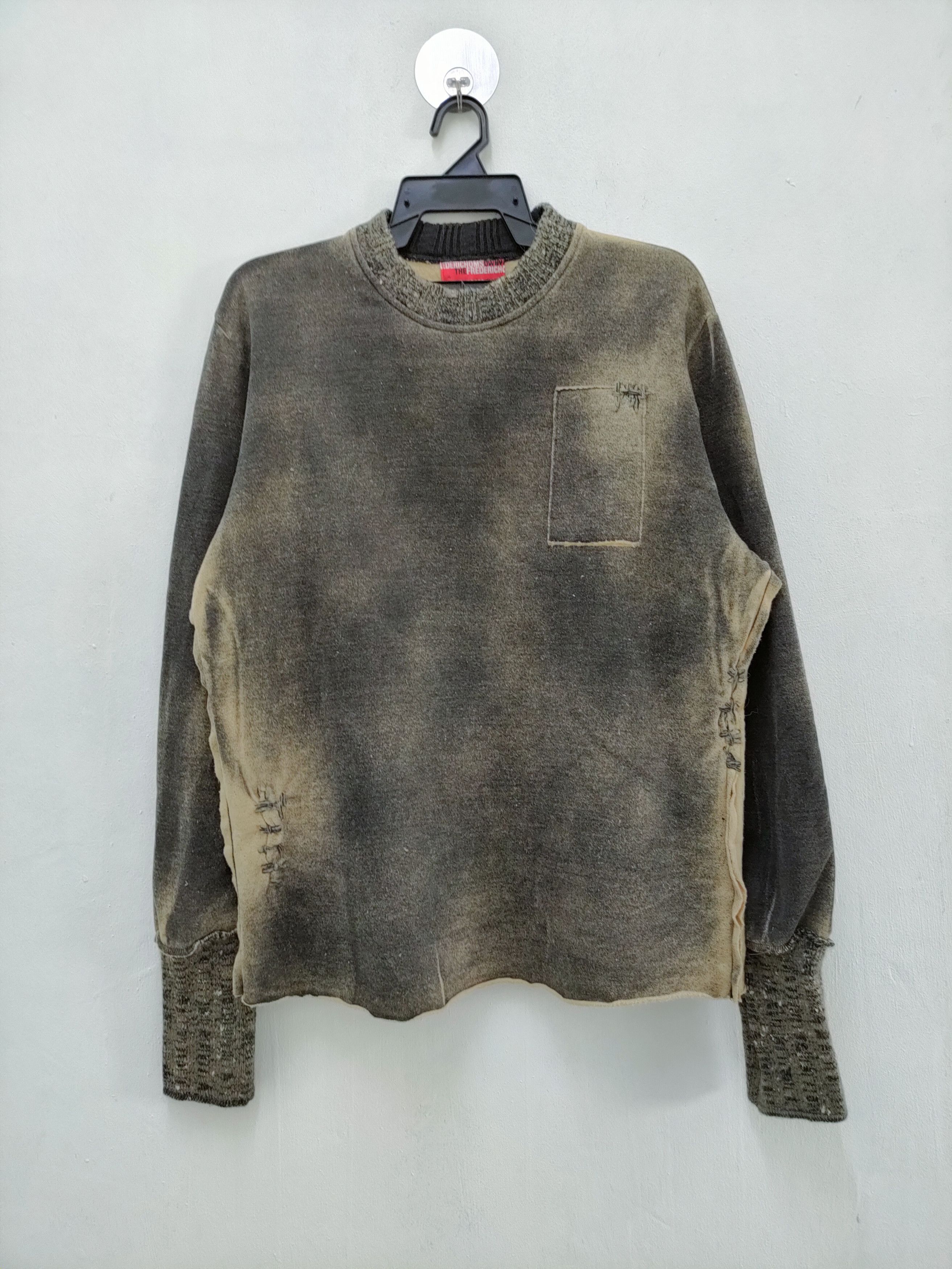 Seditionaries DL The Frederichoms made in spain Acid Wash Sweatshirt #A66 Size US XL / EU 56 / 4 - 1 Thumbnail