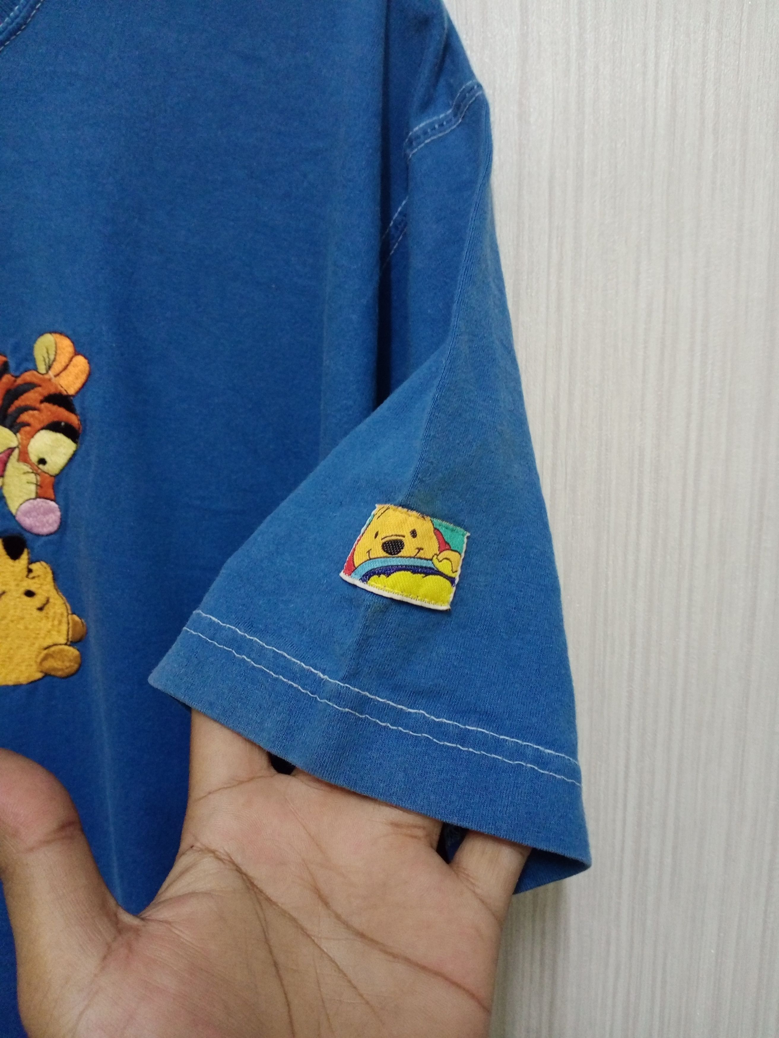 Cartoon Network Vintage Winnie The Pooh & Tigger Embroidered Logo Tshirt Size US L / EU 52-54 / 3 - 4 Thumbnail