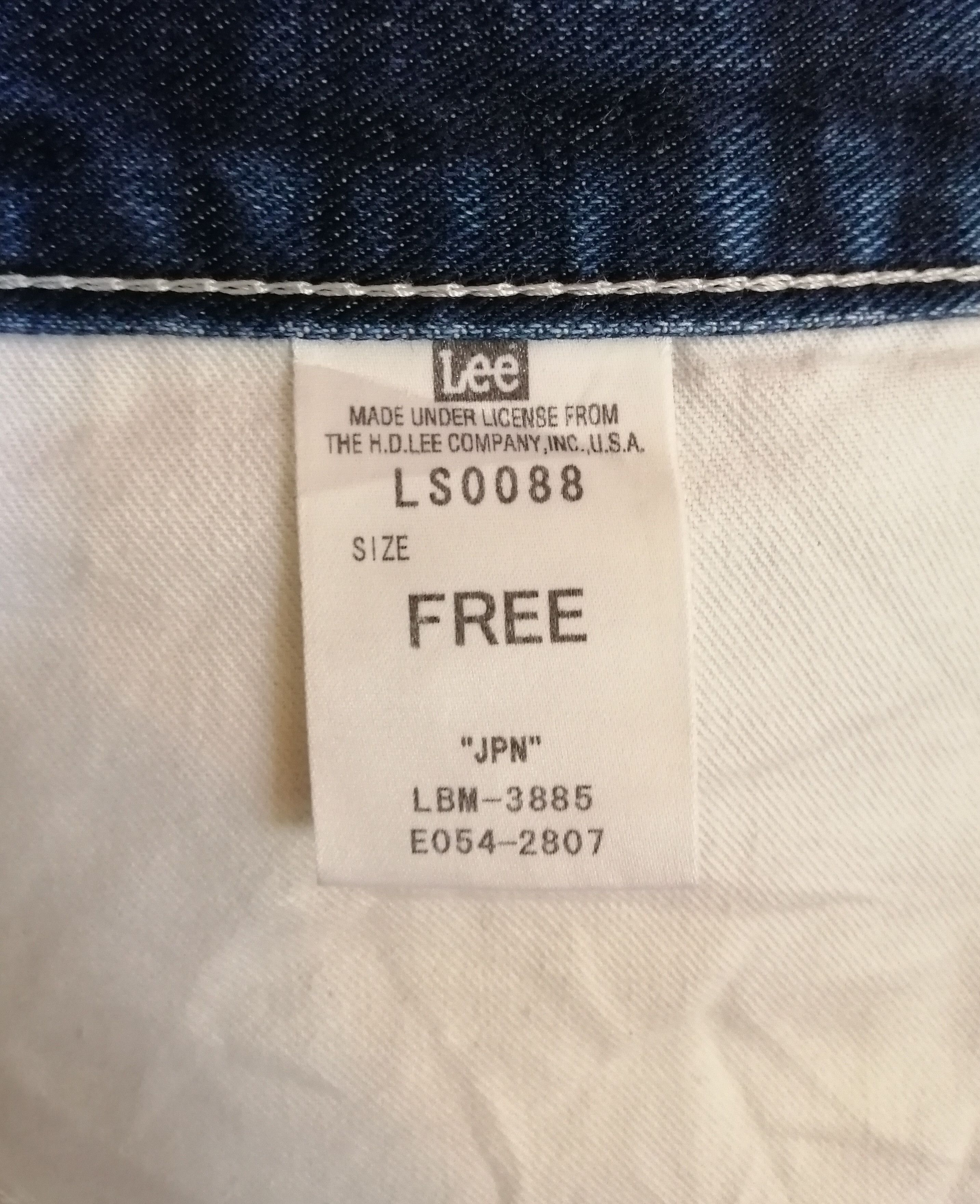 Lee Vintage Lee Faded Denim Waist Apron Size ONE SIZE - 15 Thumbnail