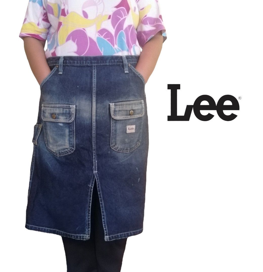 Lee Vintage Lee Faded Denim Waist Apron Size ONE SIZE - 1 Thumbnail