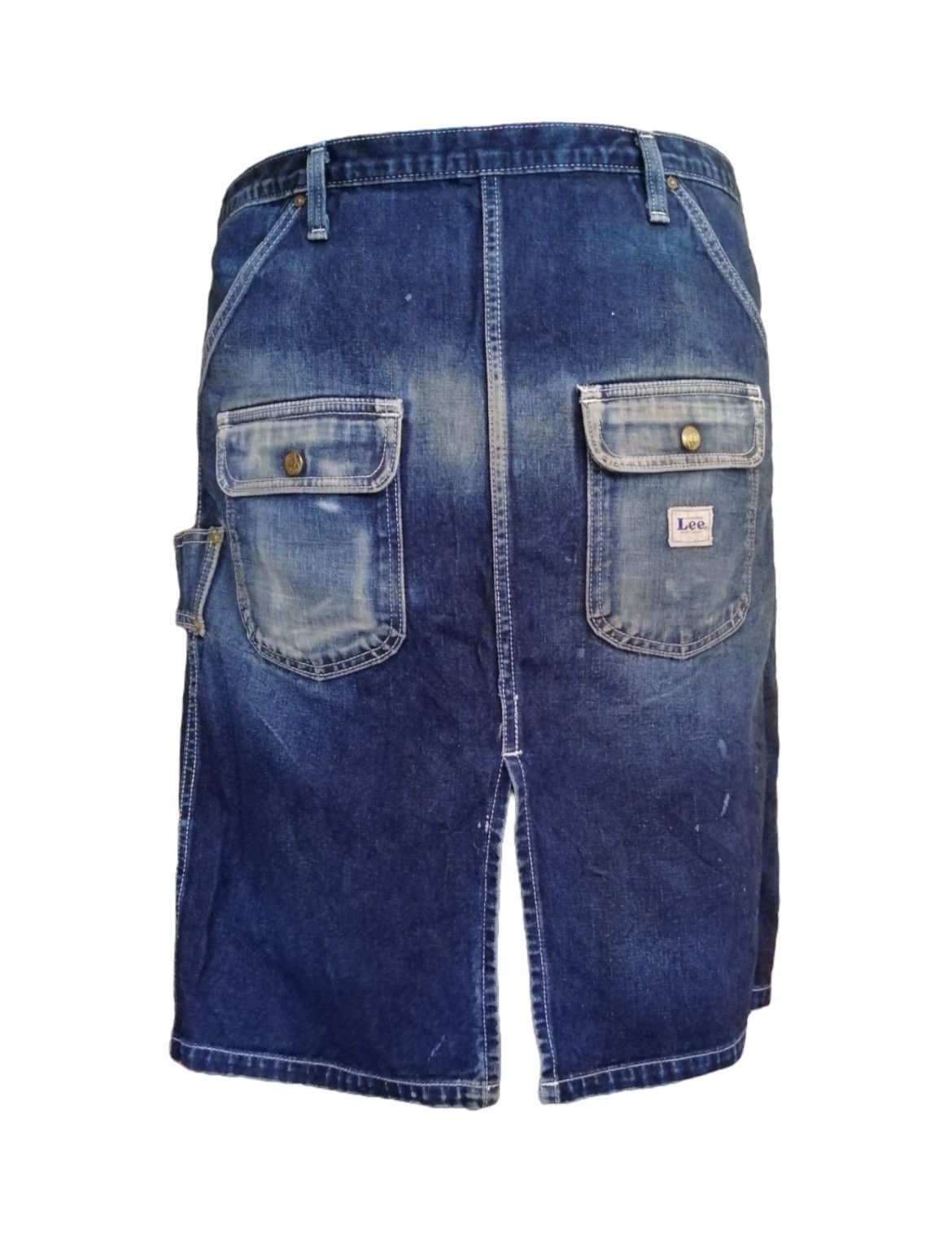 Lee Vintage Lee Faded Denim Waist Apron Size ONE SIZE - 3 Thumbnail