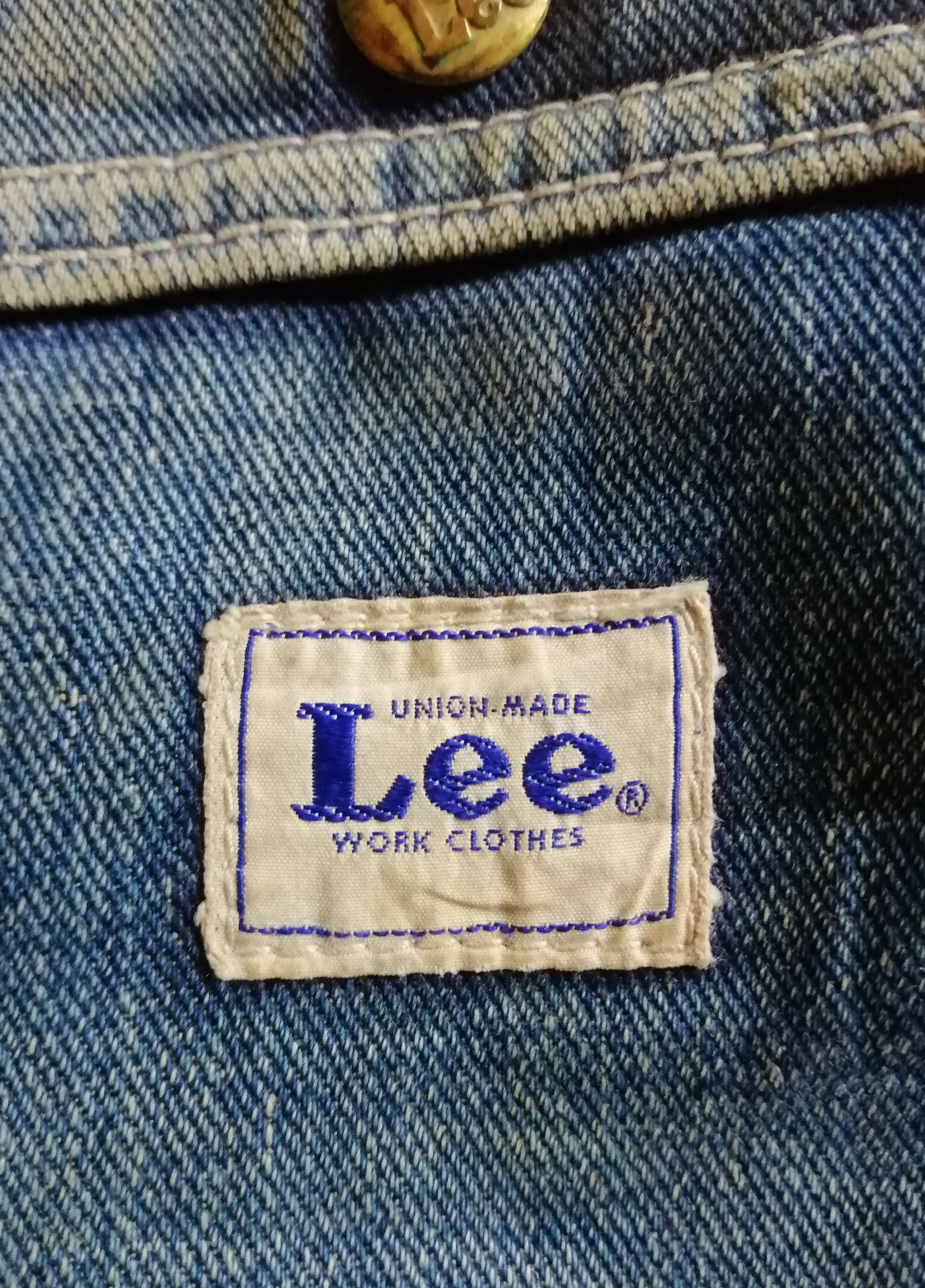 Lee Vintage Lee Faded Denim Waist Apron Size ONE SIZE - 12 Thumbnail
