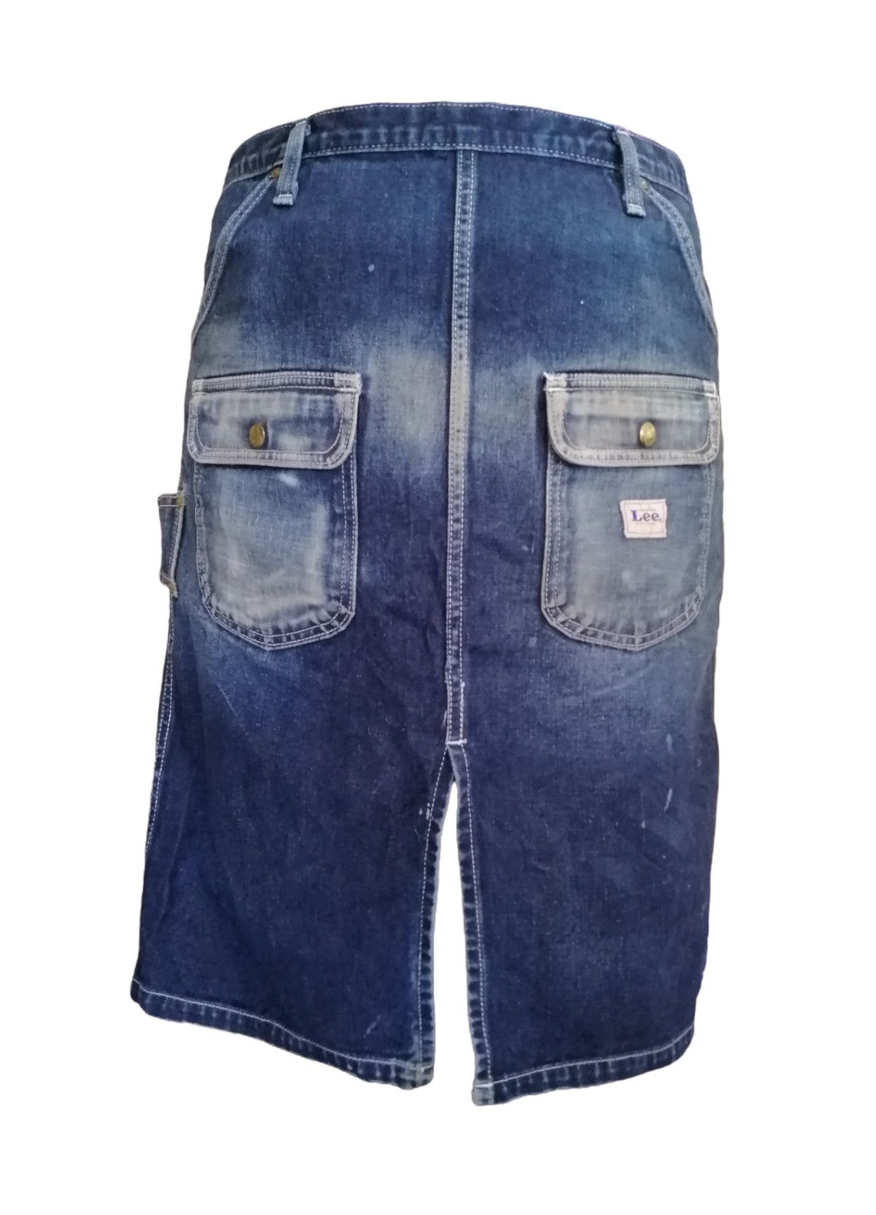 Lee Vintage Lee Faded Denim Waist Apron Size ONE SIZE - 4 Thumbnail
