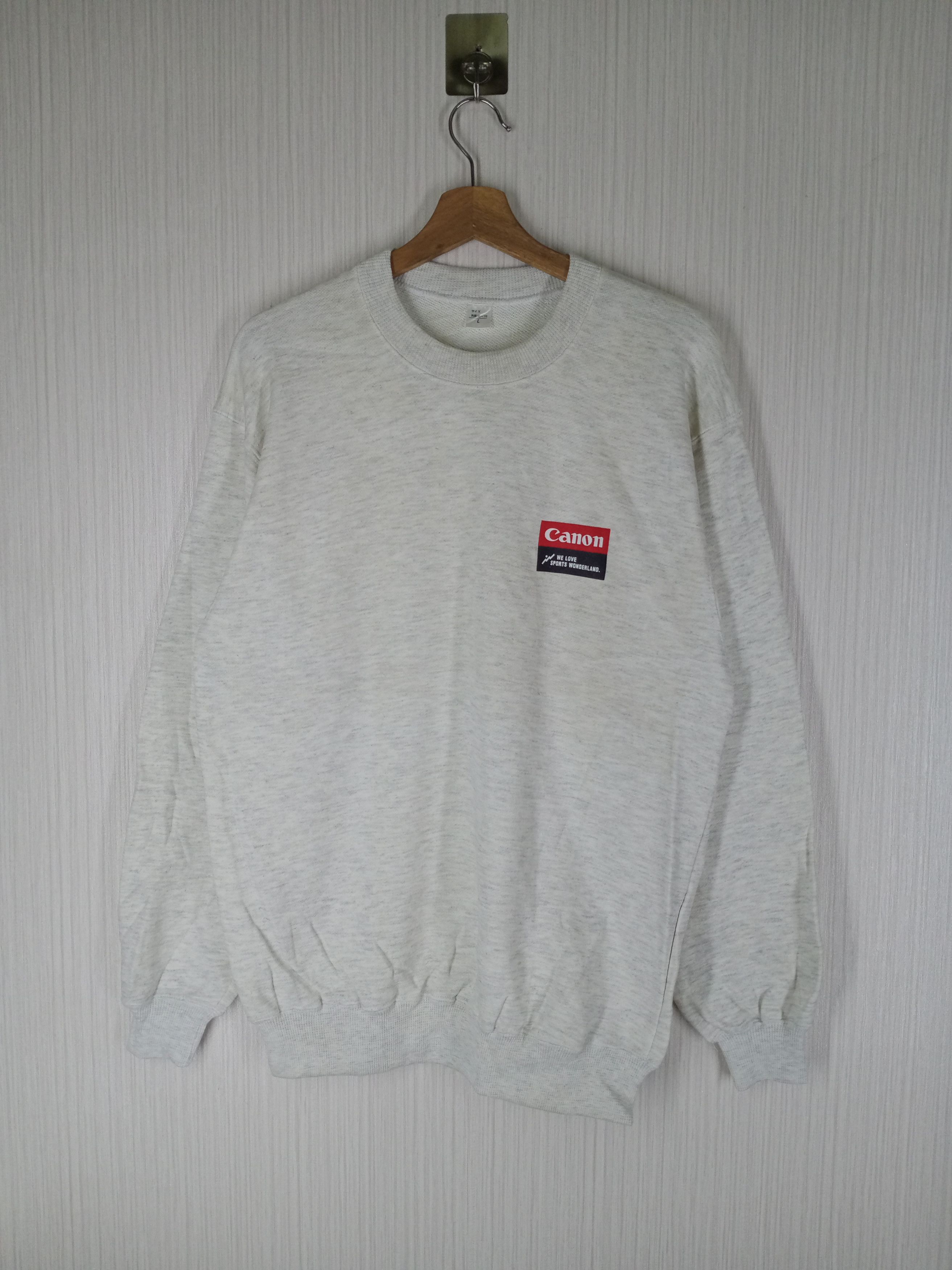 Vintage Vintage 90s Canon Small Logo Crewneck Sweatshirt Size US L / EU 52-54 / 3 - 1 Thumbnail