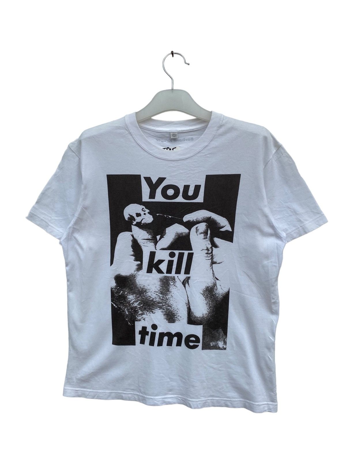 Anime Barbara Kruger You Kill Me Shirt Size US L / EU 52-54 / 3 - 1 Thumbnail