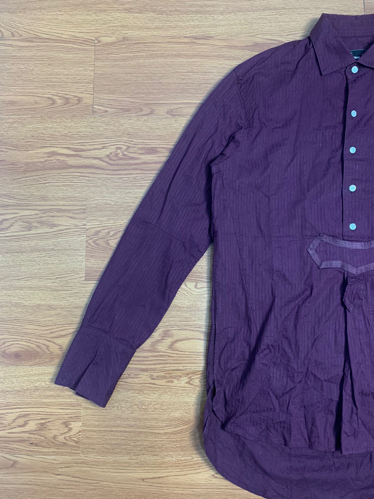 Number (N)ine Number (N)ine SS09 “Lonesome Heroes” Purple Button Shirt Size US L / EU 52-54 / 3 - 2 Thumbnail