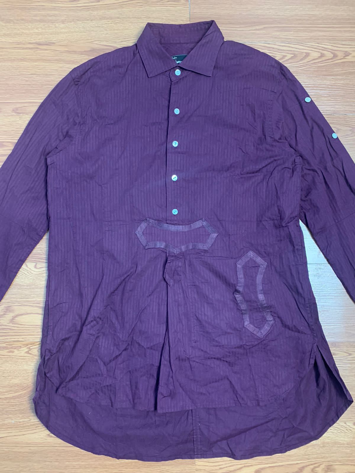Number (N)ine Number (N)ine SS09 “Lonesome Heroes” Purple Button Shirt Size US L / EU 52-54 / 3 - 3 Thumbnail