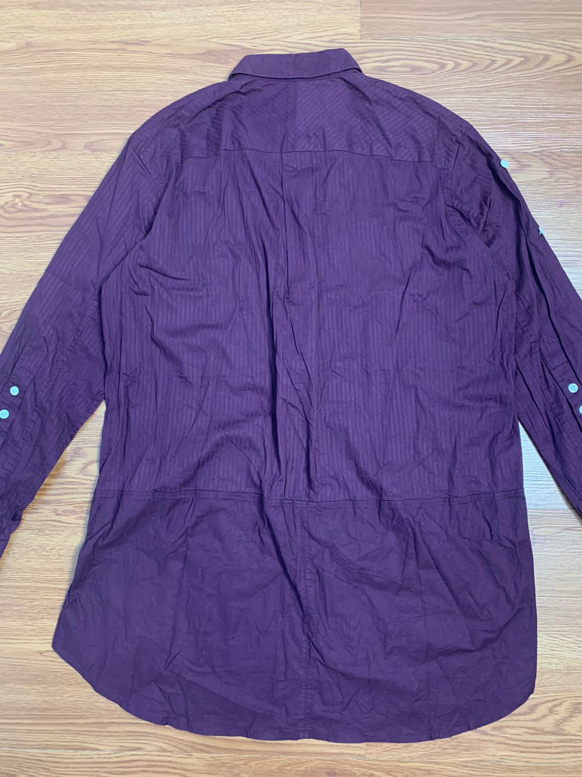 Number (N)ine Number (N)ine SS09 “Lonesome Heroes” Purple Button Shirt Size US L / EU 52-54 / 3 - 9 Thumbnail