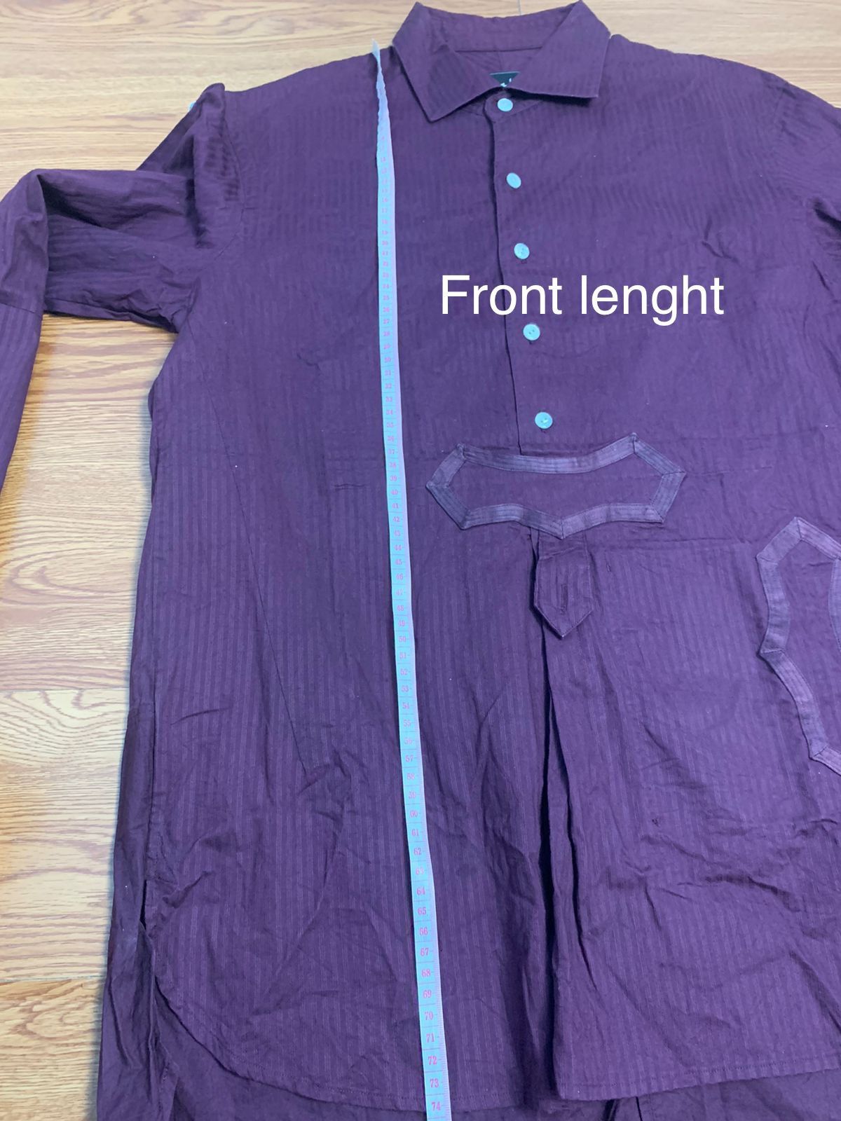 Number (N)ine Number (N)ine SS09 “Lonesome Heroes” Purple Button Shirt Size US L / EU 52-54 / 3 - 16 Thumbnail