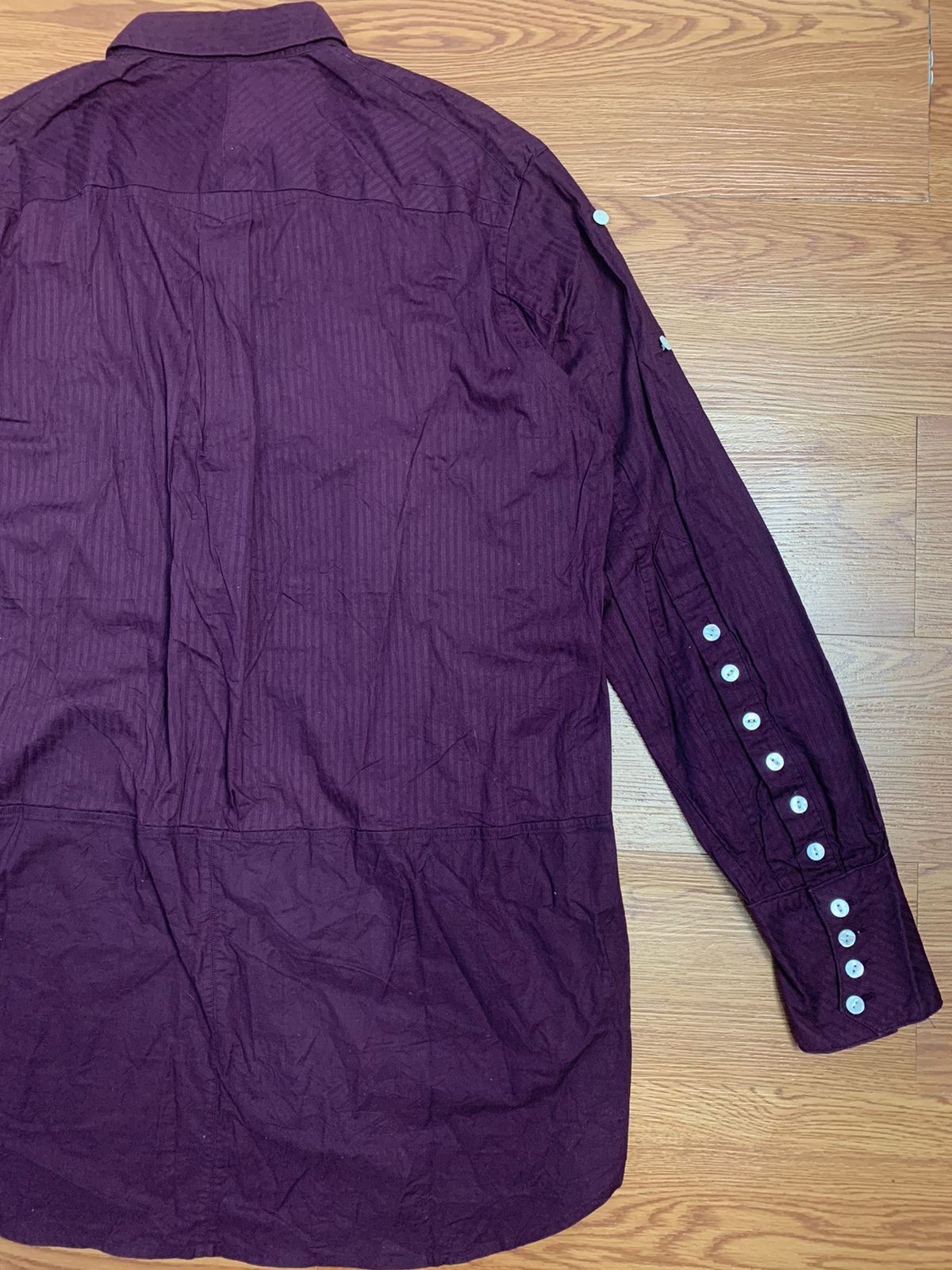 Number (N)ine Number (N)ine SS09 “Lonesome Heroes” Purple Button Shirt Size US L / EU 52-54 / 3 - 10 Thumbnail