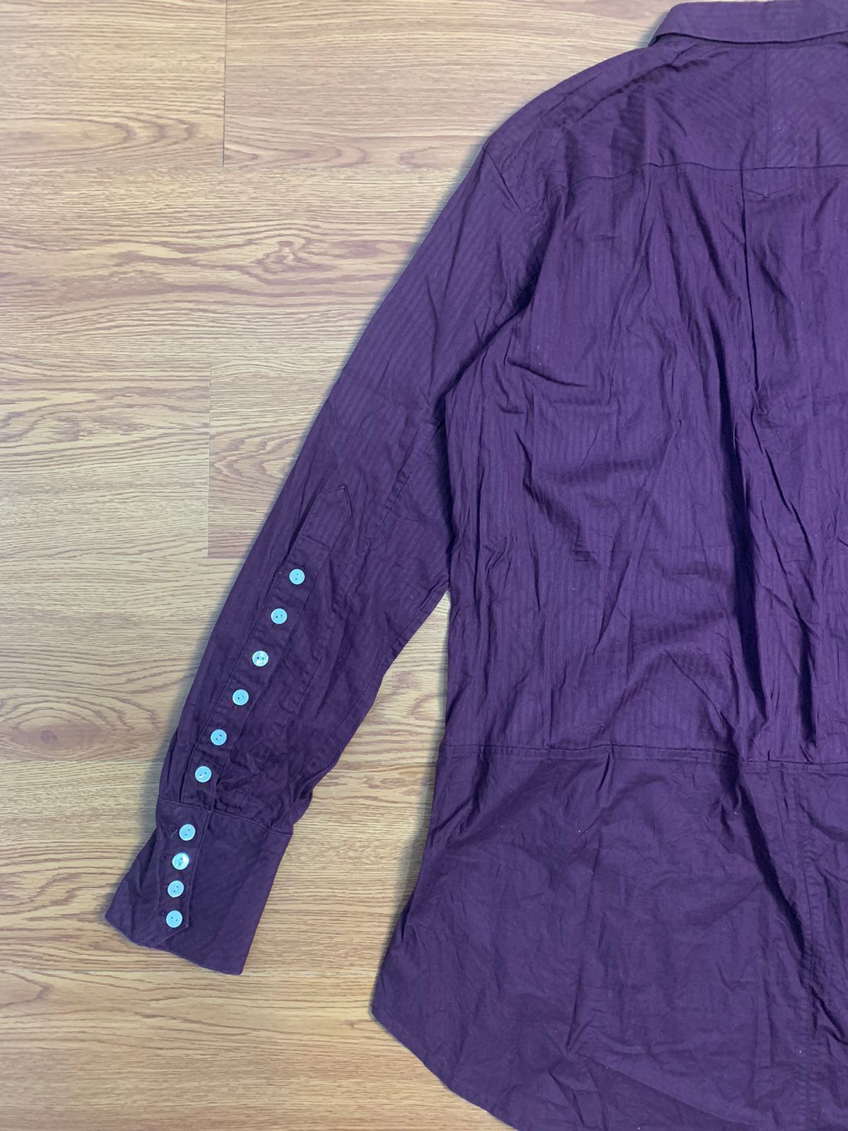 Number (N)ine Number (N)ine SS09 “Lonesome Heroes” Purple Button Shirt Size US L / EU 52-54 / 3 - 8 Thumbnail