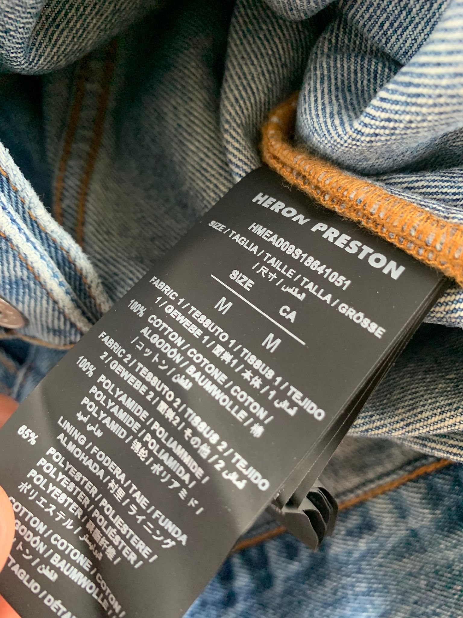 Heron Preston Denim Jacket in Blue Size US M / EU 48-50 / 2 - 16 Thumbnail