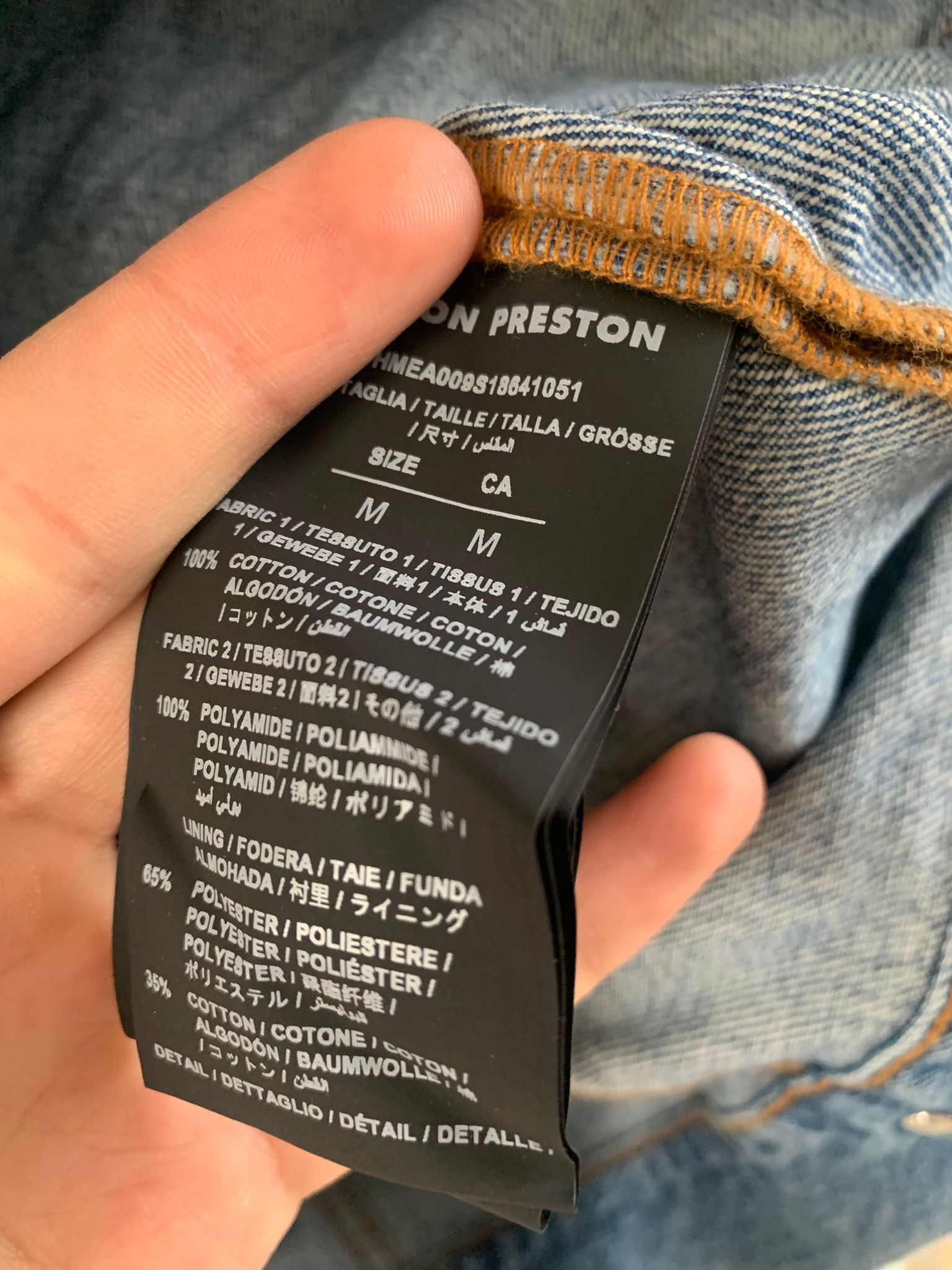 Heron Preston Denim Jacket in Blue Size US M / EU 48-50 / 2 - 9 Thumbnail