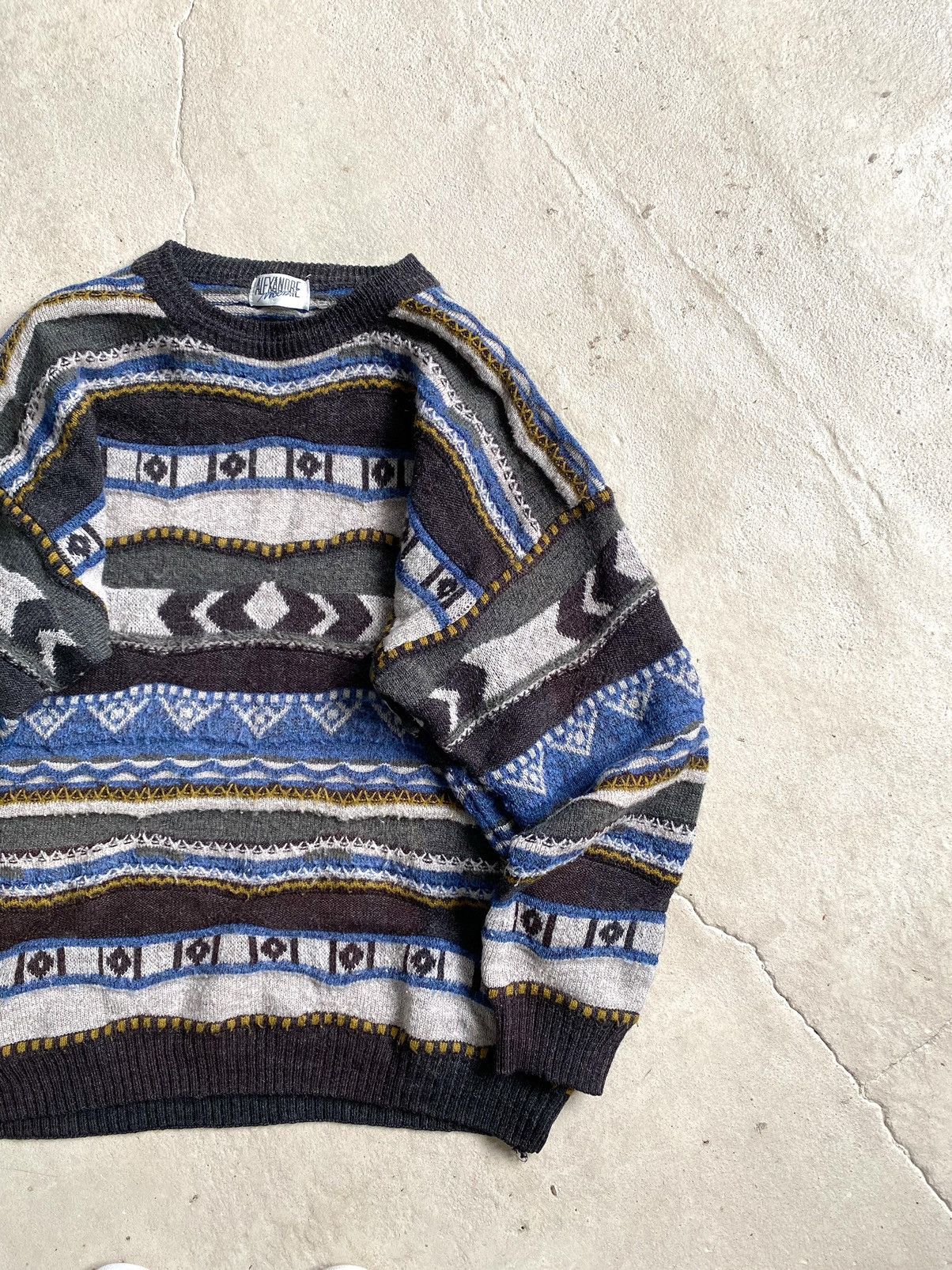 Japanese Brand 90’s Vintage Coogi Style Sweater Japanese Archive Hype Size US XL / EU 56 / 4 - 3 Thumbnail