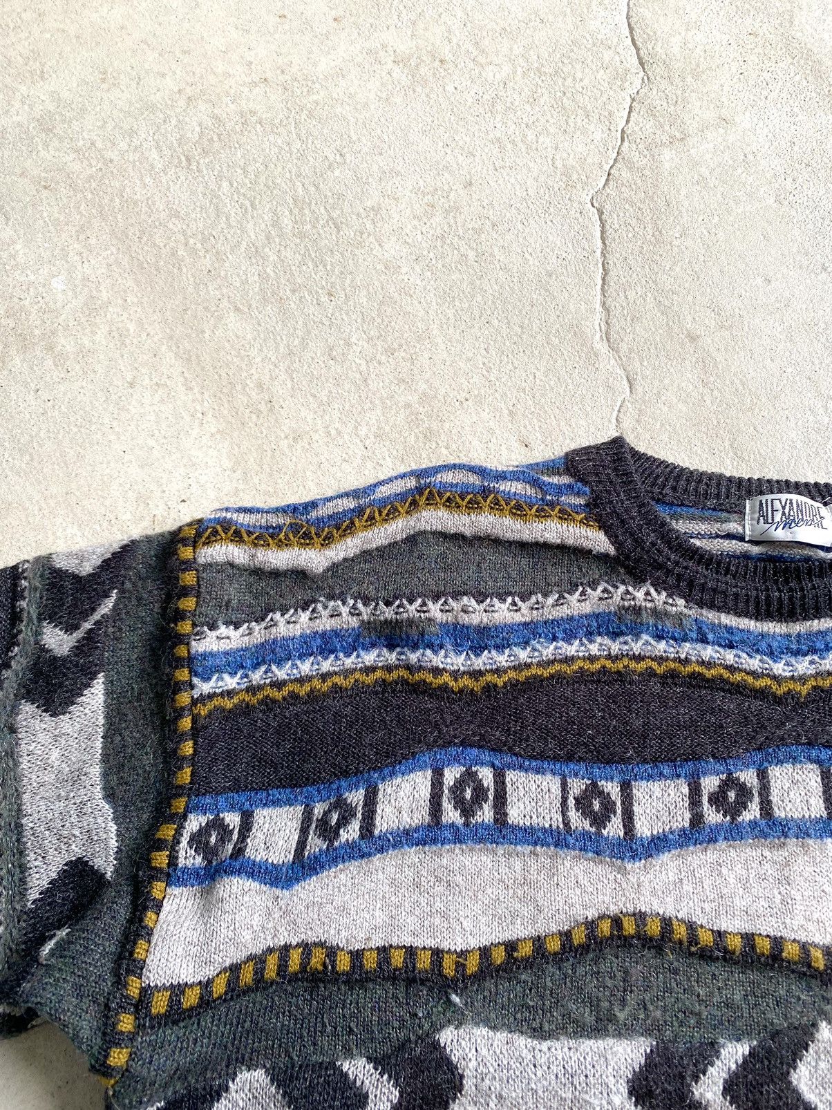 Japanese Brand 90’s Vintage Coogi Style Sweater Japanese Archive Hype Size US XL / EU 56 / 4 - 6 Thumbnail
