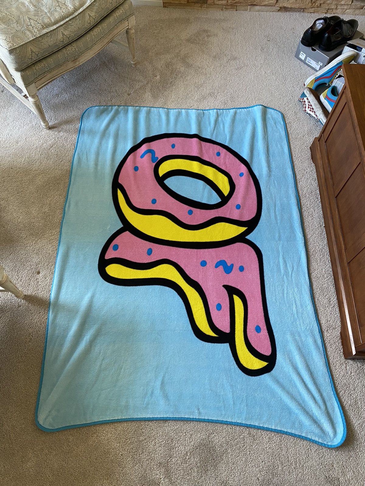 Golf Wang × Odd Future × Tyler The Creator Golf Wang CFG Blanket - Camp Flog Gnaw Event Prize Blanket Size ONE SIZE - 1 Thumbnail