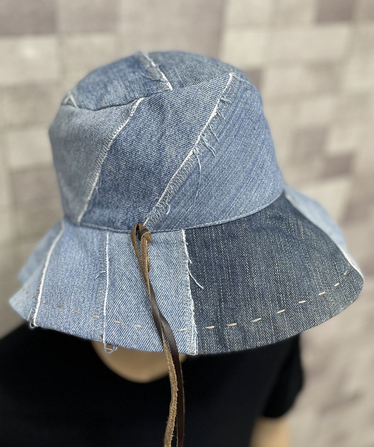 Japanese Brand Japanese Brand PUNAH Patchwork Denim Bucket Kapital Style! Size ONE SIZE - 4 Thumbnail