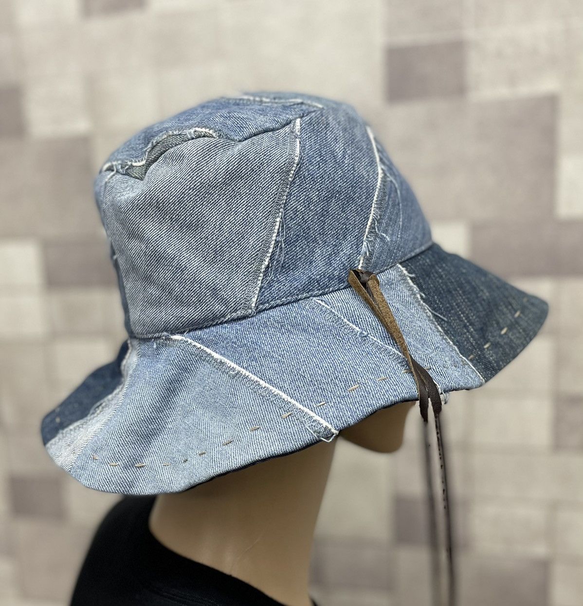 Japanese Brand Japanese Brand PUNAH Patchwork Denim Bucket Kapital Style! Size ONE SIZE - 6 Thumbnail