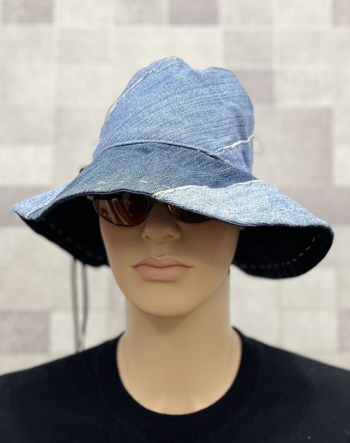 Japanese Brand Japanese Brand PUNAH Patchwork Denim Bucket Kapital Style! Size ONE SIZE - 1 Thumbnail