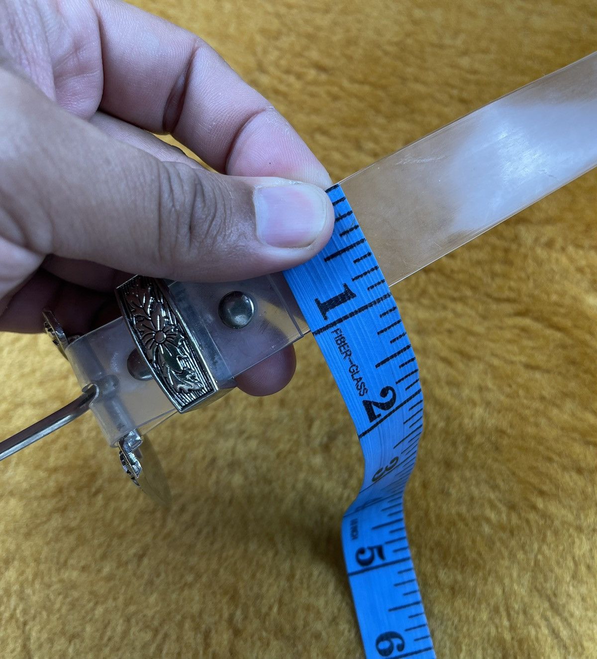 Japanese Brand two buckle transparent belt Size 30 - 5 Thumbnail
