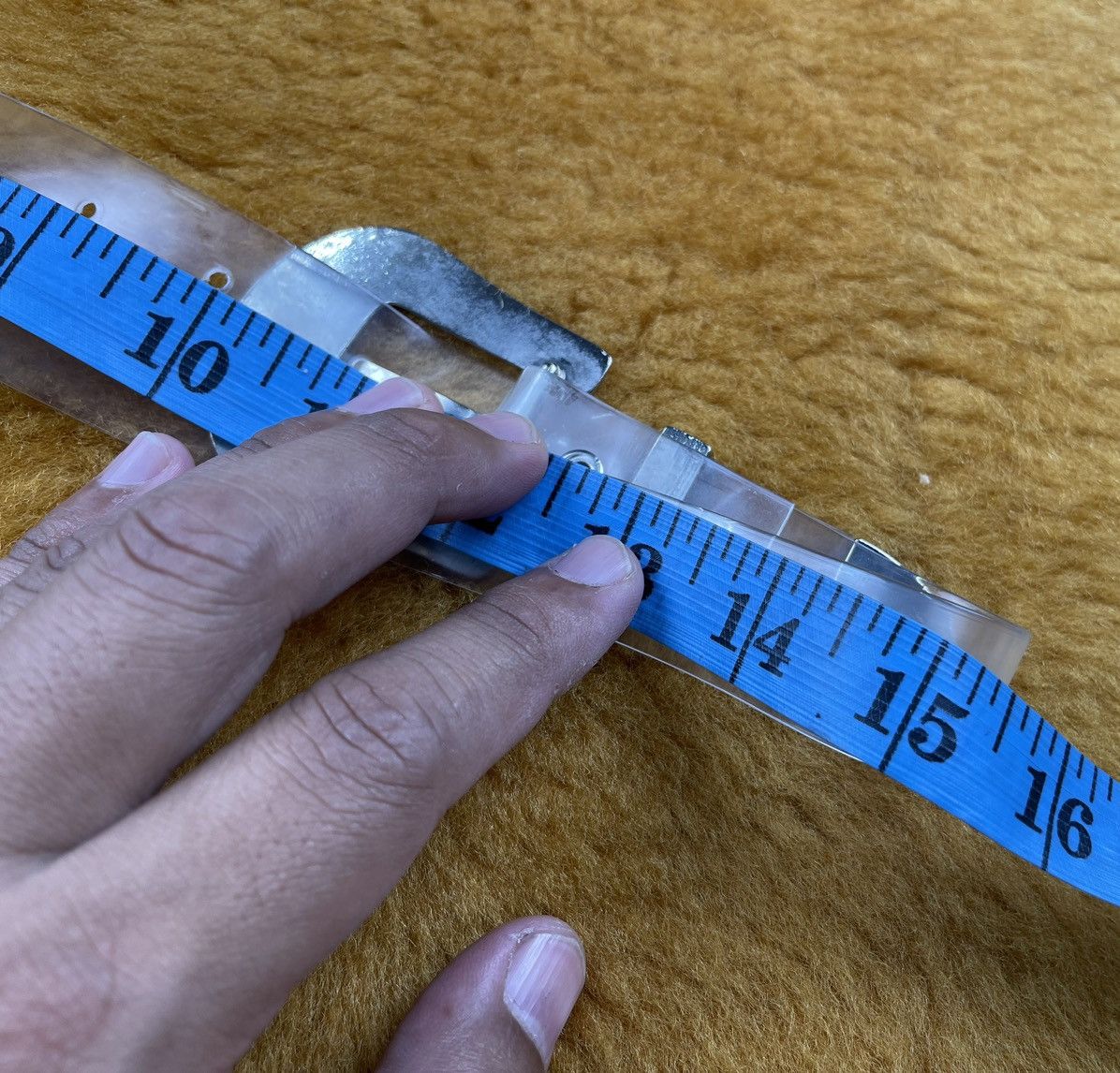 Japanese Brand two buckle transparent belt Size 30 - 6 Thumbnail