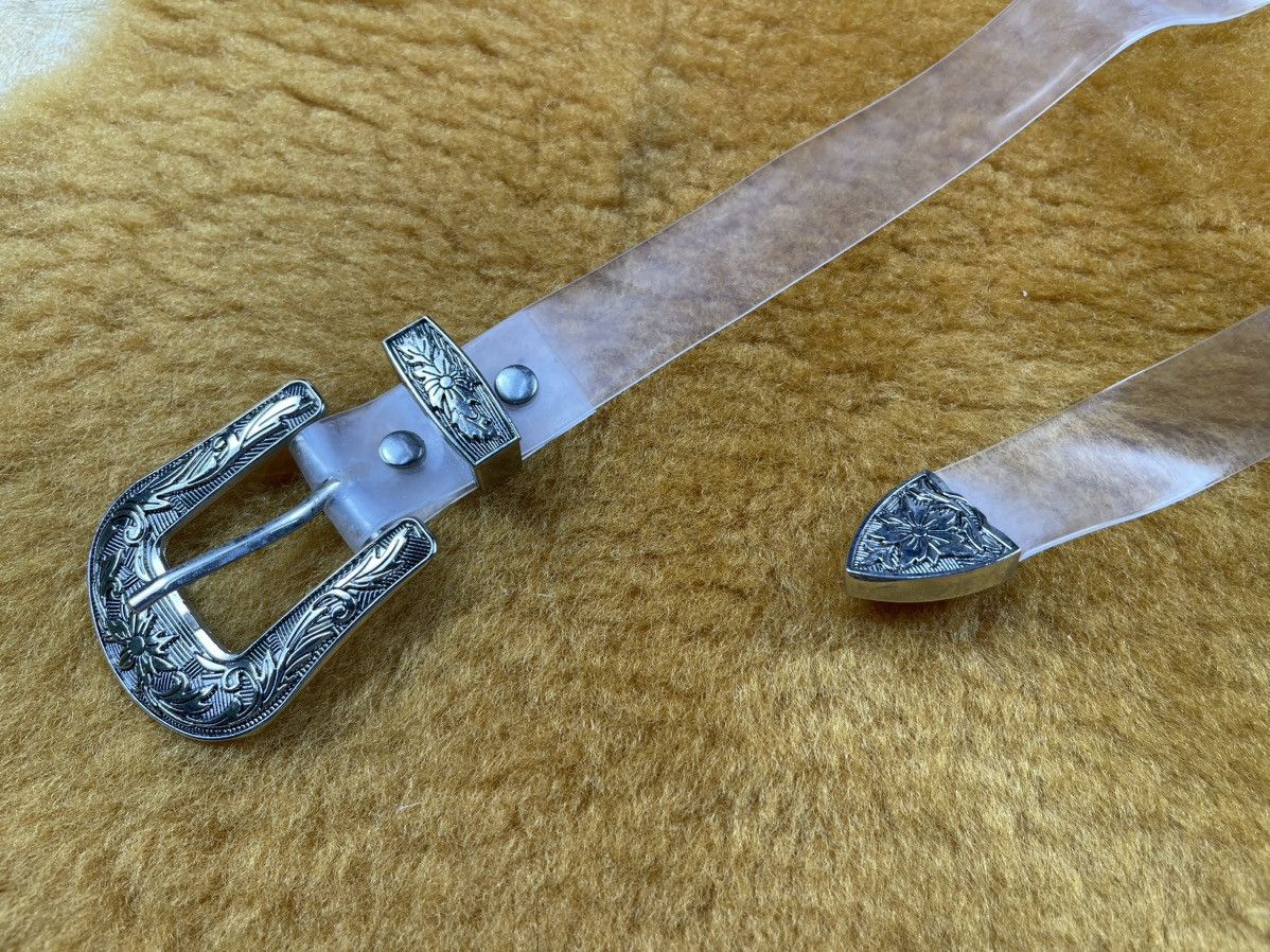 Japanese Brand two buckle transparent belt Size 30 - 4 Thumbnail