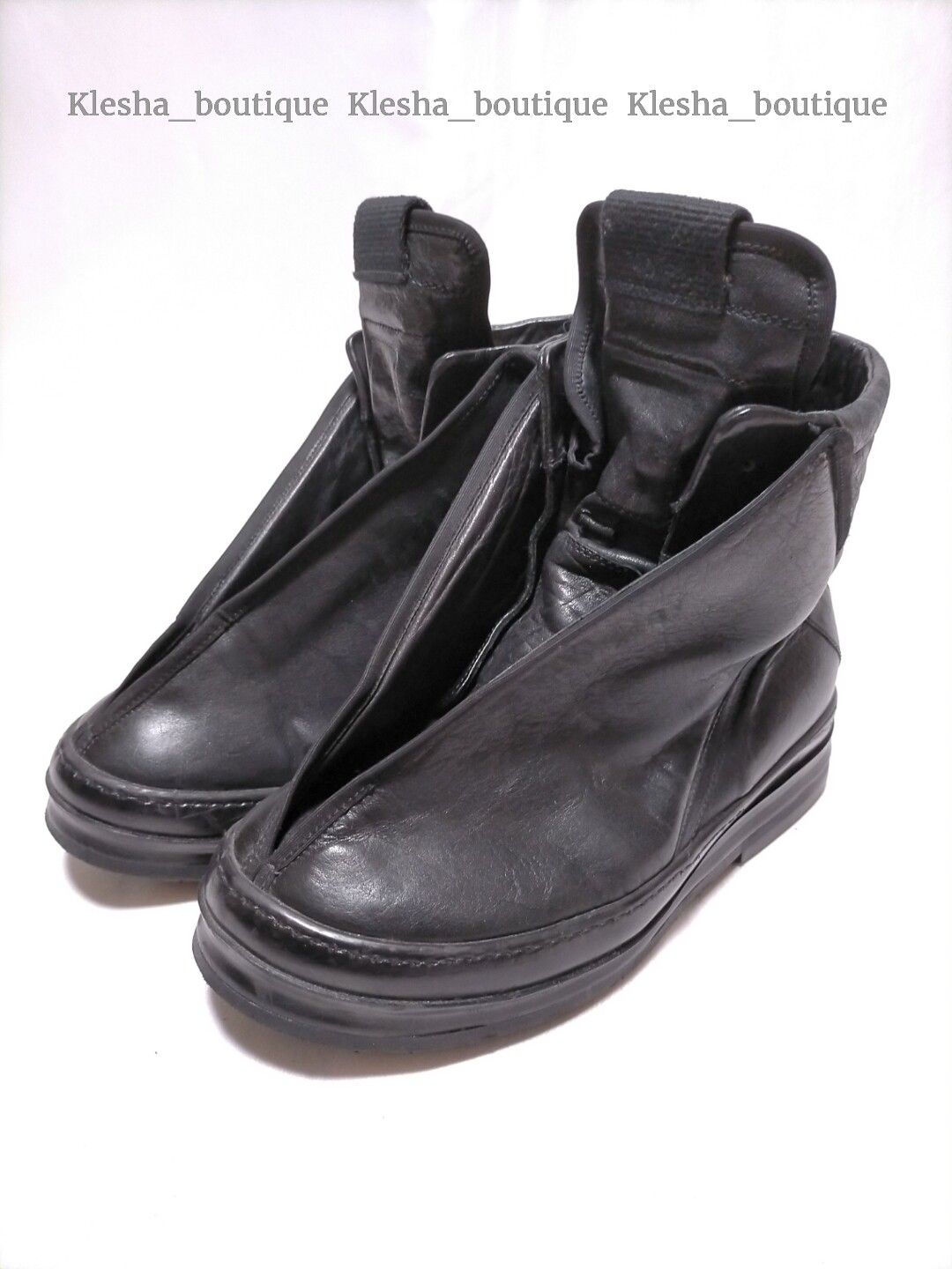 Pre-owned Rick Owens X Rick Owens Drkshdw Very Mainline Scarpa Transbasket 2015ss Archive Shoes In Black