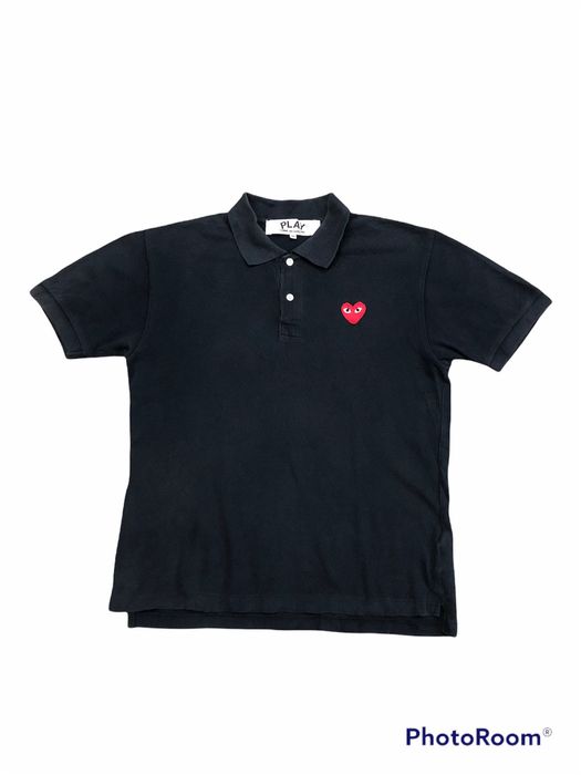 Junya Watanabe GRAIL FW14 Comme des Gar ons Play Polo Shirt Grailed