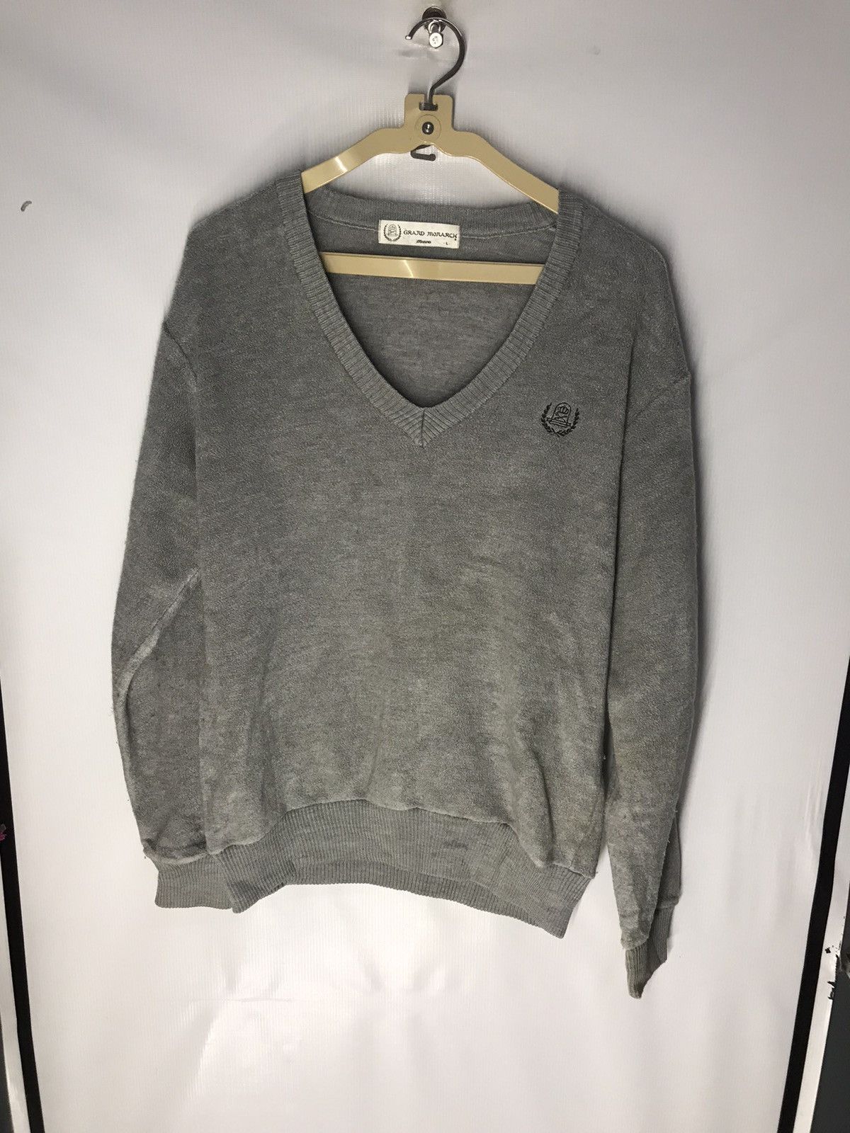 Japanese Brand × Mizuno Vintage grand monarch mizuno vneck sweatshirt Size US L / EU 52-54 / 3 - 6 Thumbnail