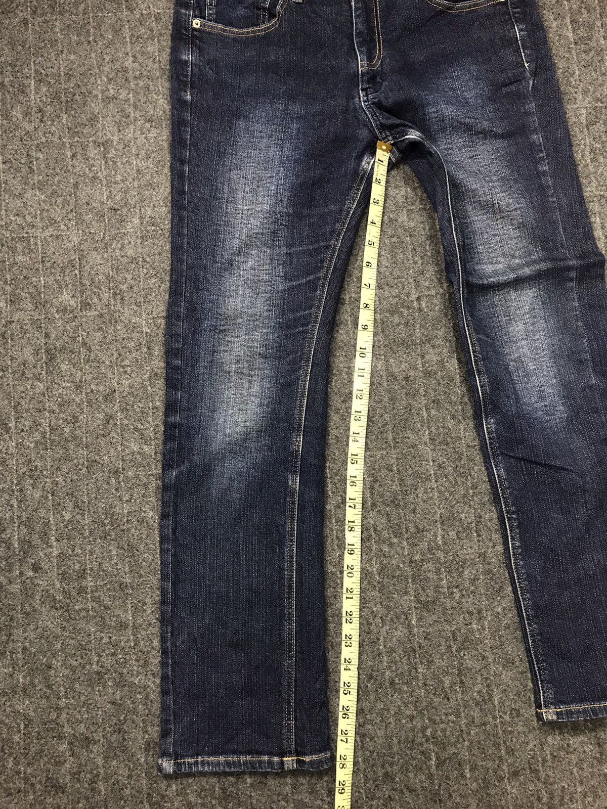 Japanese Brand × Vintage Vintage Relax Japanese Brand Denim Jeans Indigo Skinny Fit Size US 32 / EU 48 - 9 Thumbnail